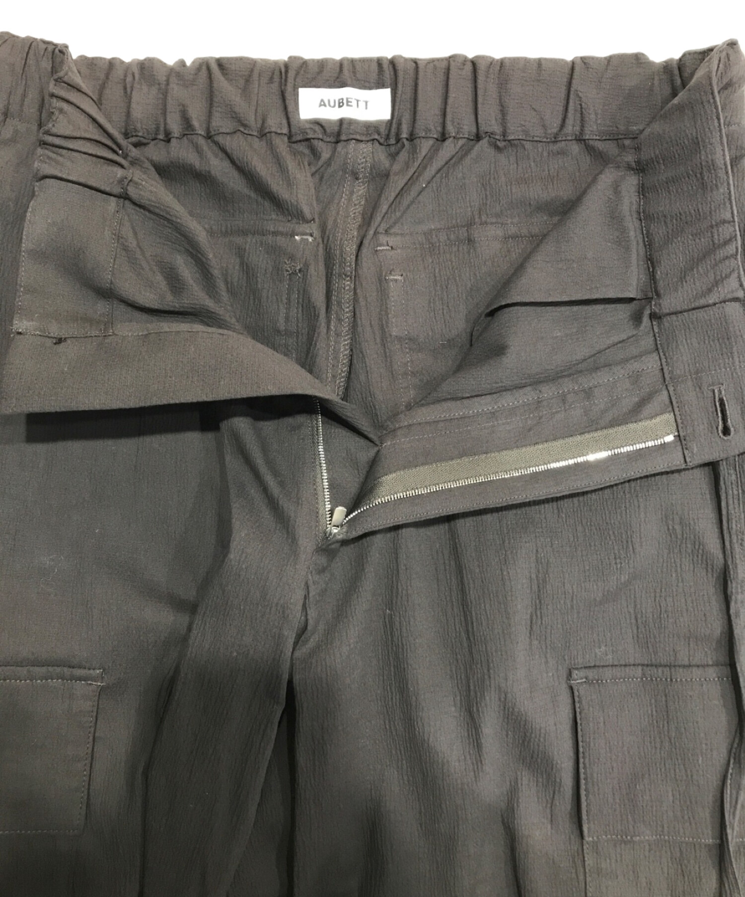 中古・古着通販】AUBETT (オーベット) CREPE CLOTH GARGO PANTS(クレープクロスカーゴパンツ) ブラウン  サイズ:3｜ブランド・古着通販 トレファク公式【TREFAC FASHION】スマホサイト