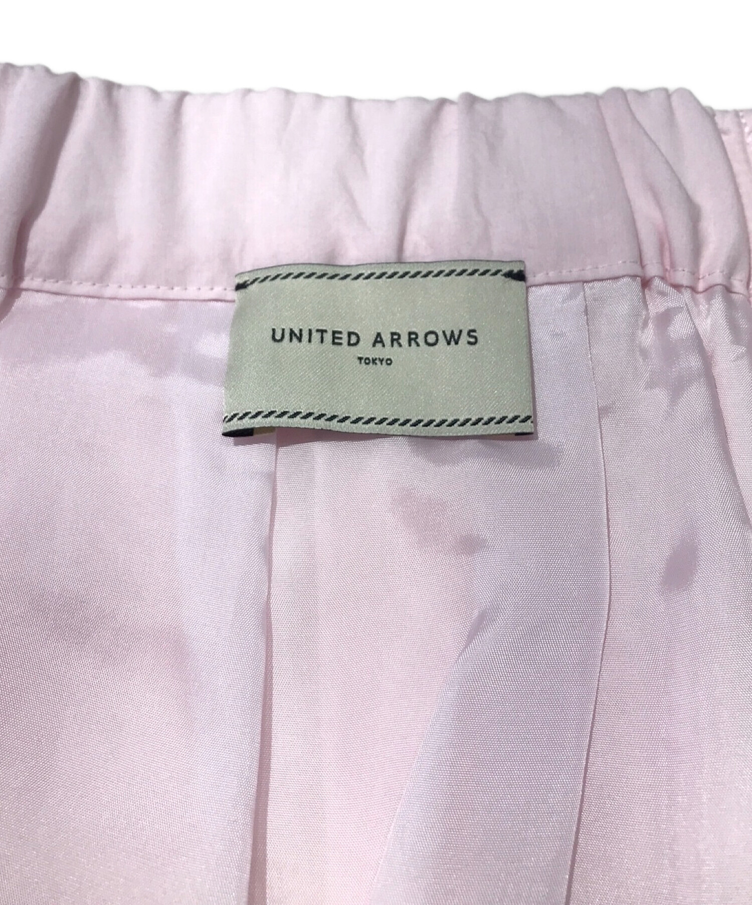 UNITED ARROWS (ユナイテッドアローズ) MANTECO フレアスカート ピンク サイズ:S