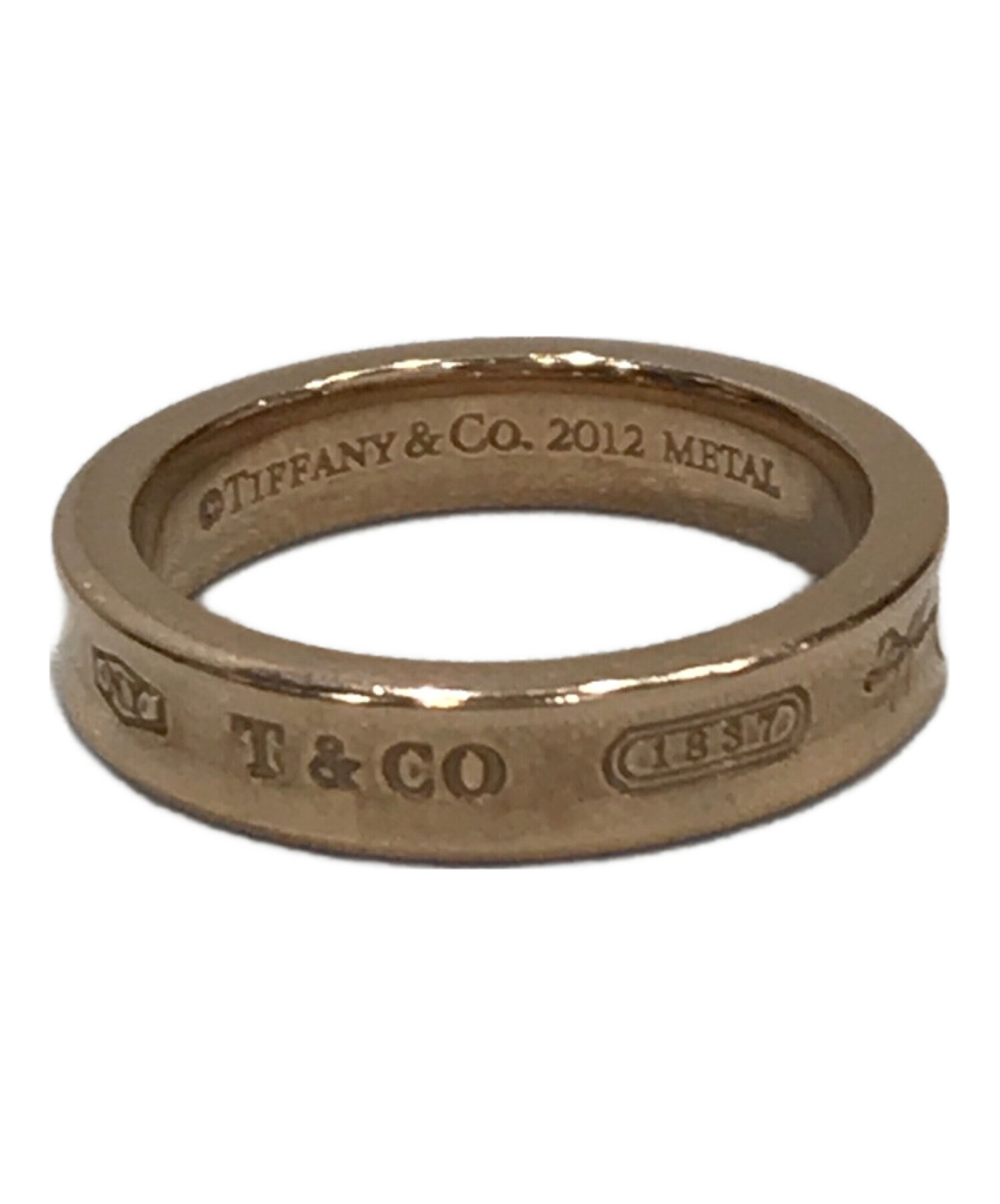 Tiffany & Co. (ティファニー) 1837ルベドメタルリング ゴールド サイズ:８号