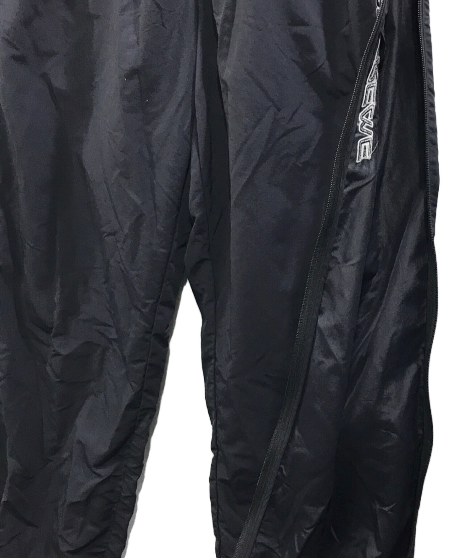 SUPREME (シュプリーム) 23SS Full Zip Baggy Warm Up Pant(フルジップバギーウォームアップパンツ)  バギーパンツ ブラック サイズ:L