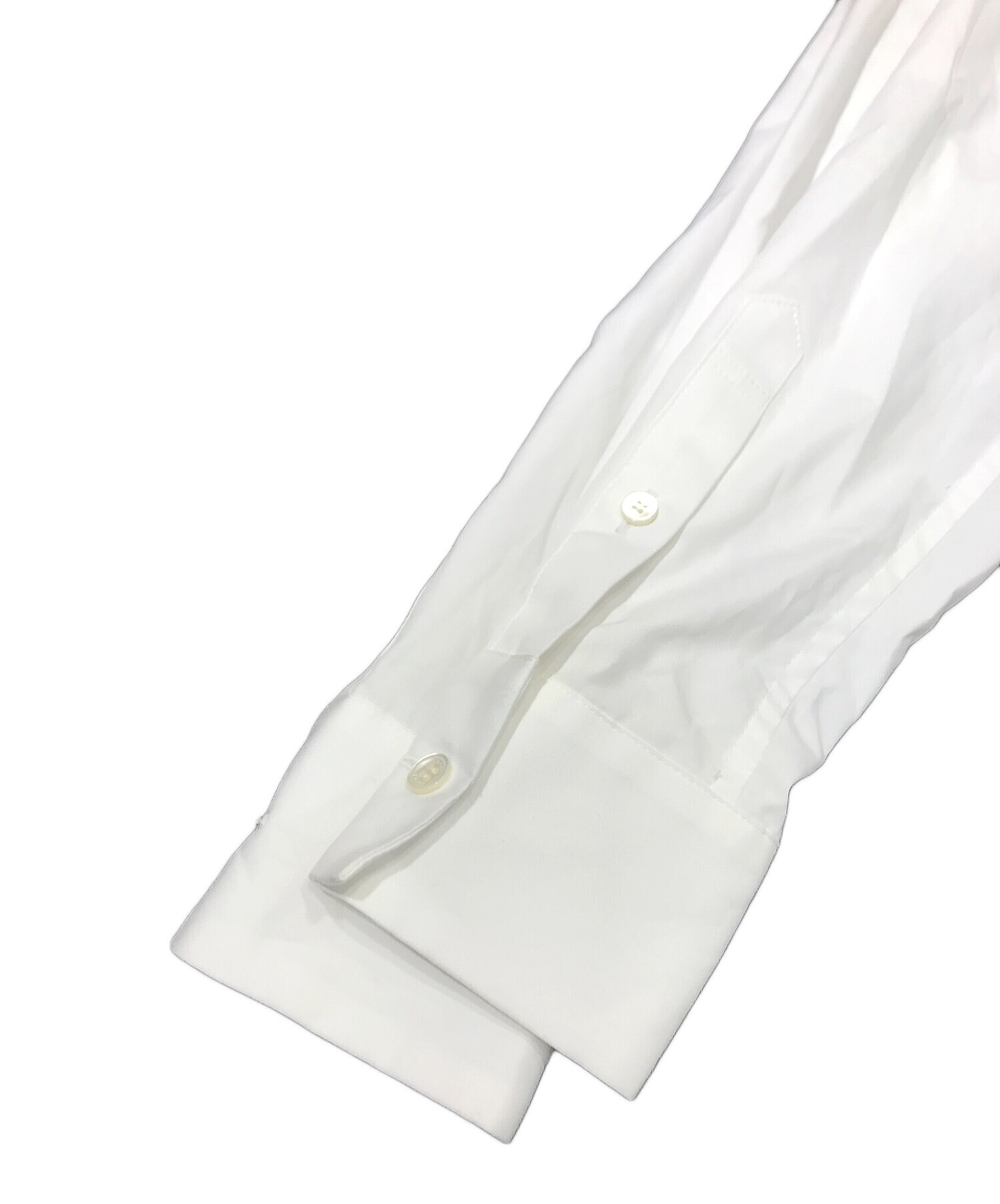 中古・古着通販】sacai (サカイ) Cotton Poplin x Nylon Twill Shirt ホワイト サイズ:1｜ブランド・古着通販  トレファク公式【TREFAC FASHION】スマホサイト