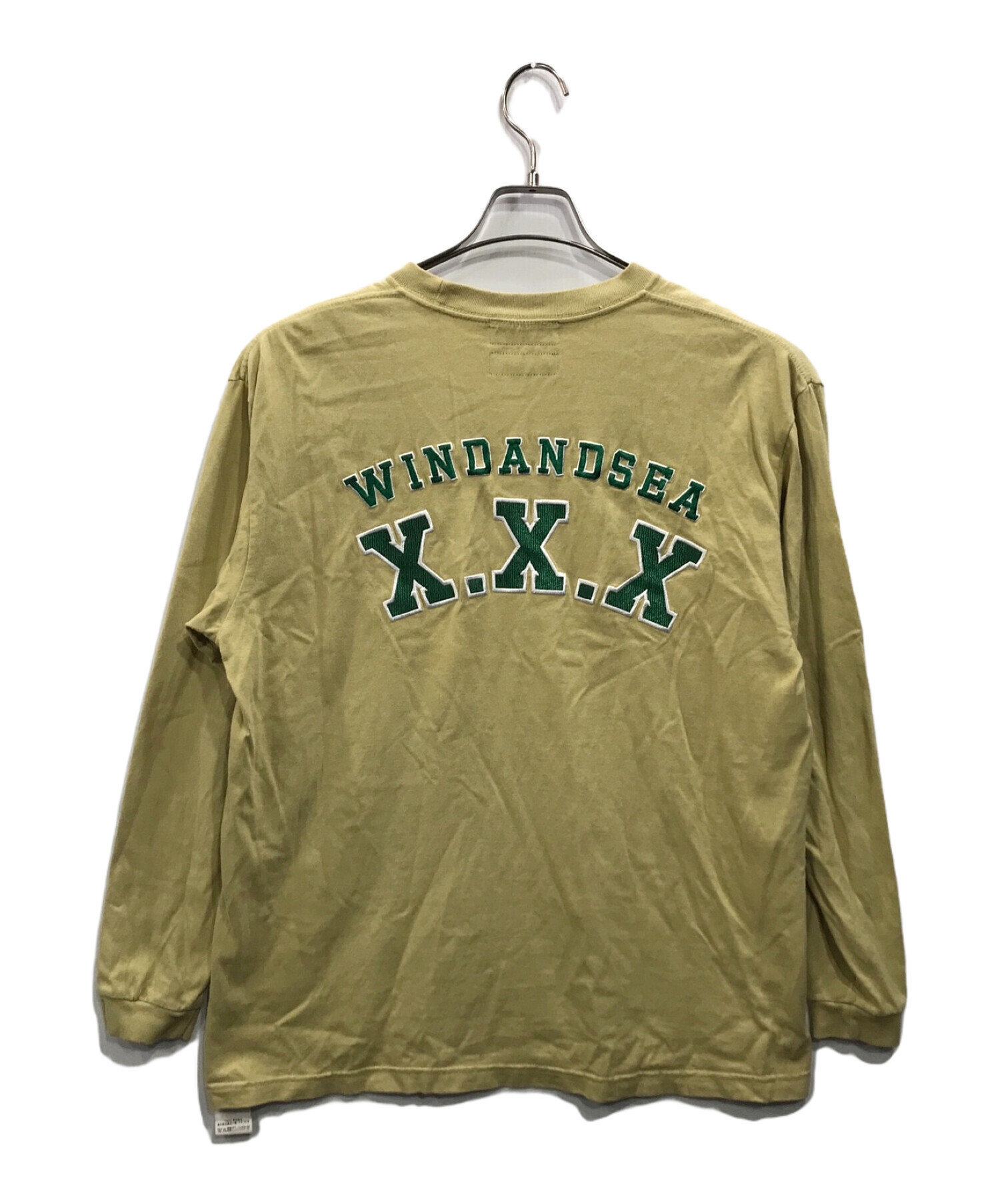 中古・古着通販】WIND AND SEA (ウィンダンシー) GOD SELECTION XXX (ゴッドセレクショントリプルエックス) コラボ  L/S TEE ベージュ サイズ:M｜ブランド・古着通販 トレファク公式【TREFAC FASHION】スマホサイト