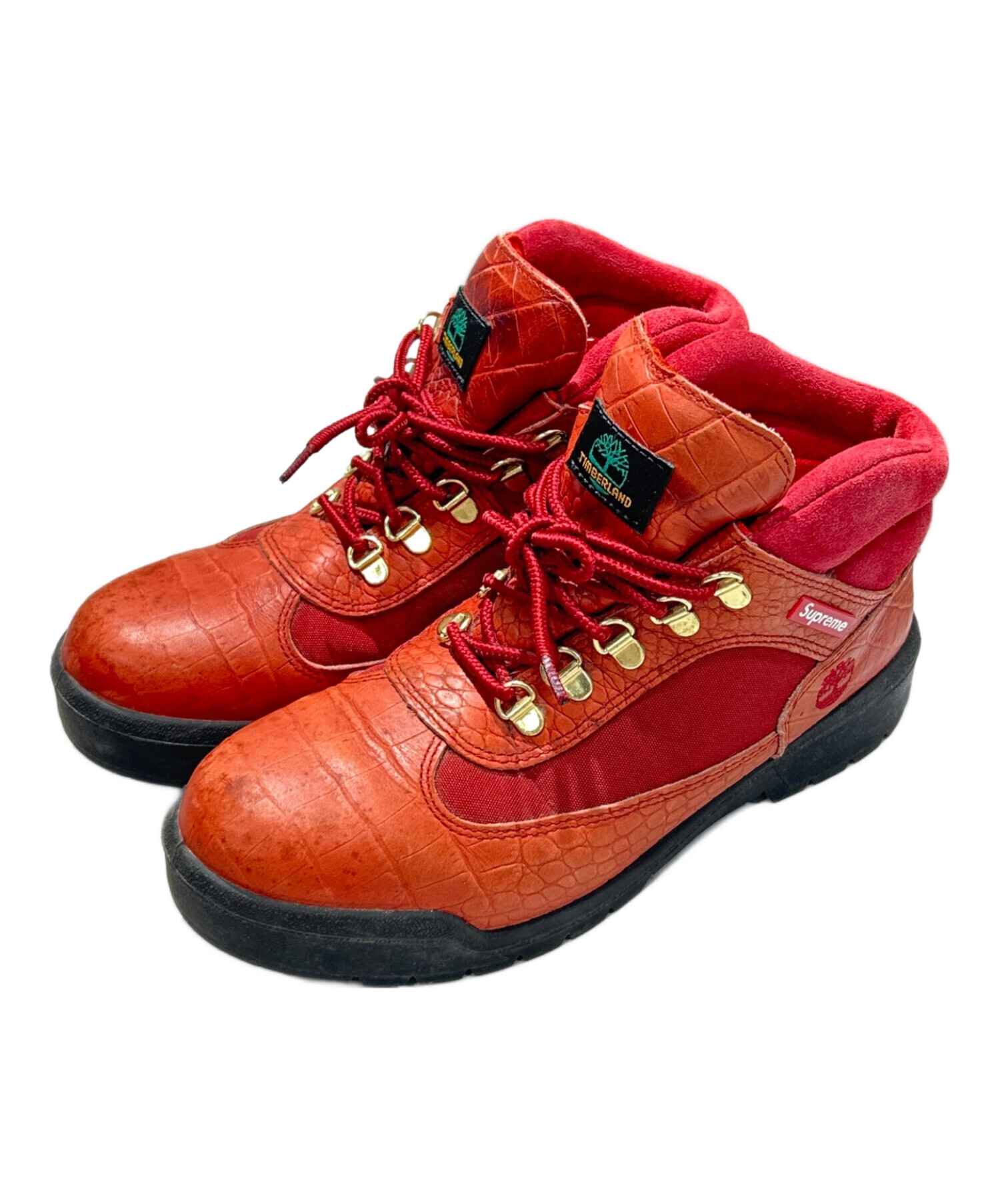 Supreme (シュプリーム) Timberland (ティンバーランド) field boot レッド サイズ:26.5