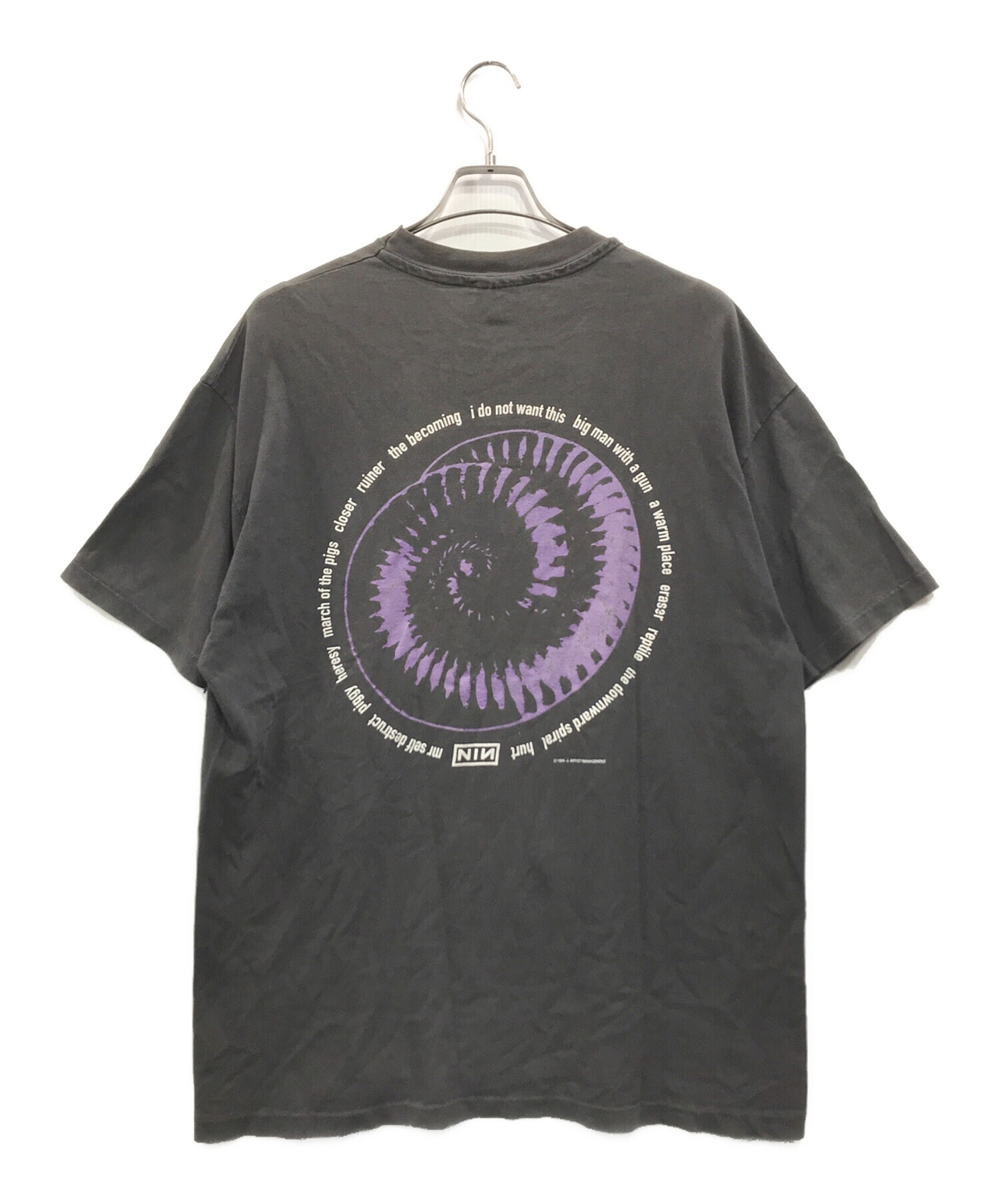 NINE INCH NAILS (ナイン・インチ・ネイルズ) AMMONITE TEE ブラック サイズ:XL