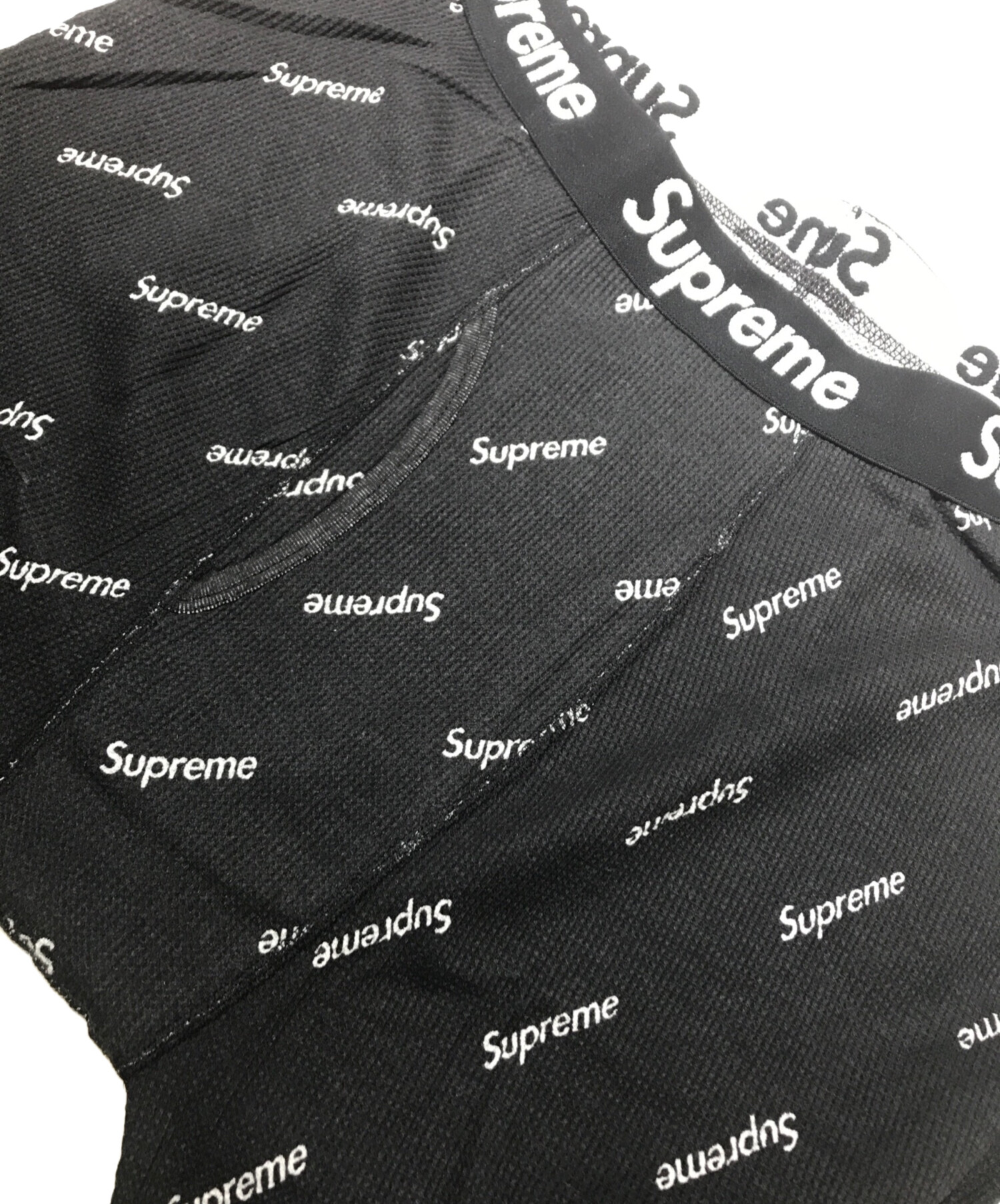 Supreme (シュプリーム) Hanes (ヘインズ) Hanes Thermal Pant ブラック サイズ:XL