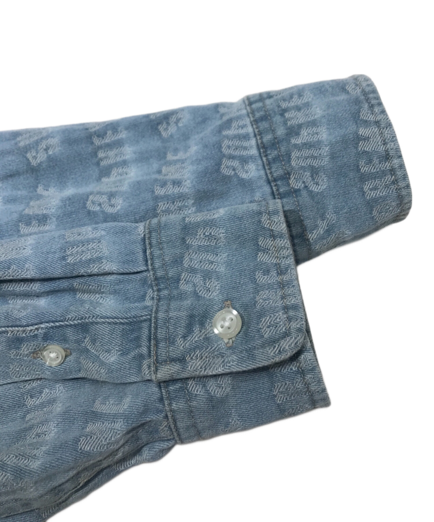 中古・古着通販】SUPREME (シュプリーム) Arc Jacquard Denim Shirt インディゴ サイズ:Ｓ｜ブランド・古着通販  トレファク公式【TREFAC FASHION】スマホサイト