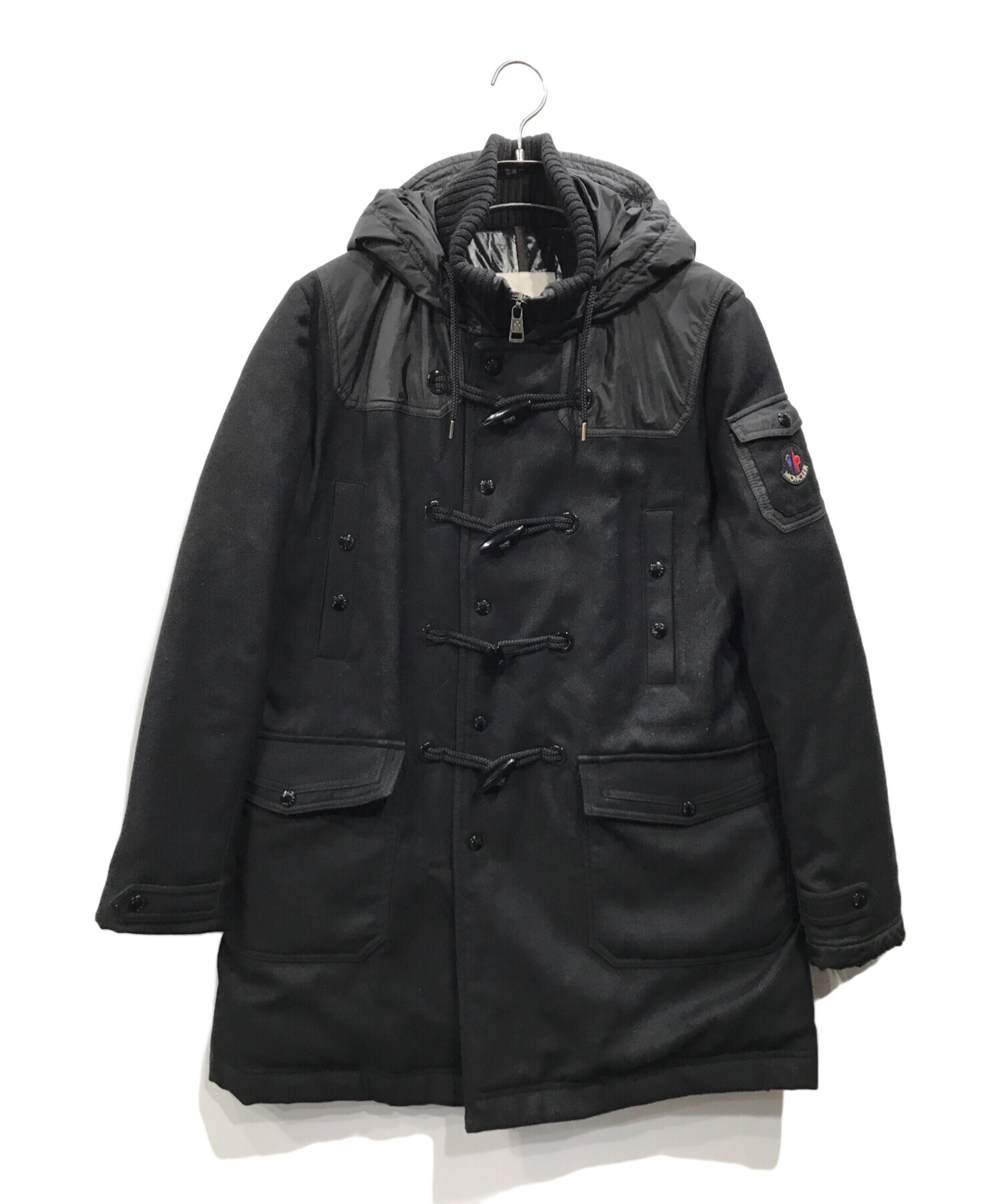 MONCLER (モンクレール) JEANダッフルダウンコート ブラック サイズ:3