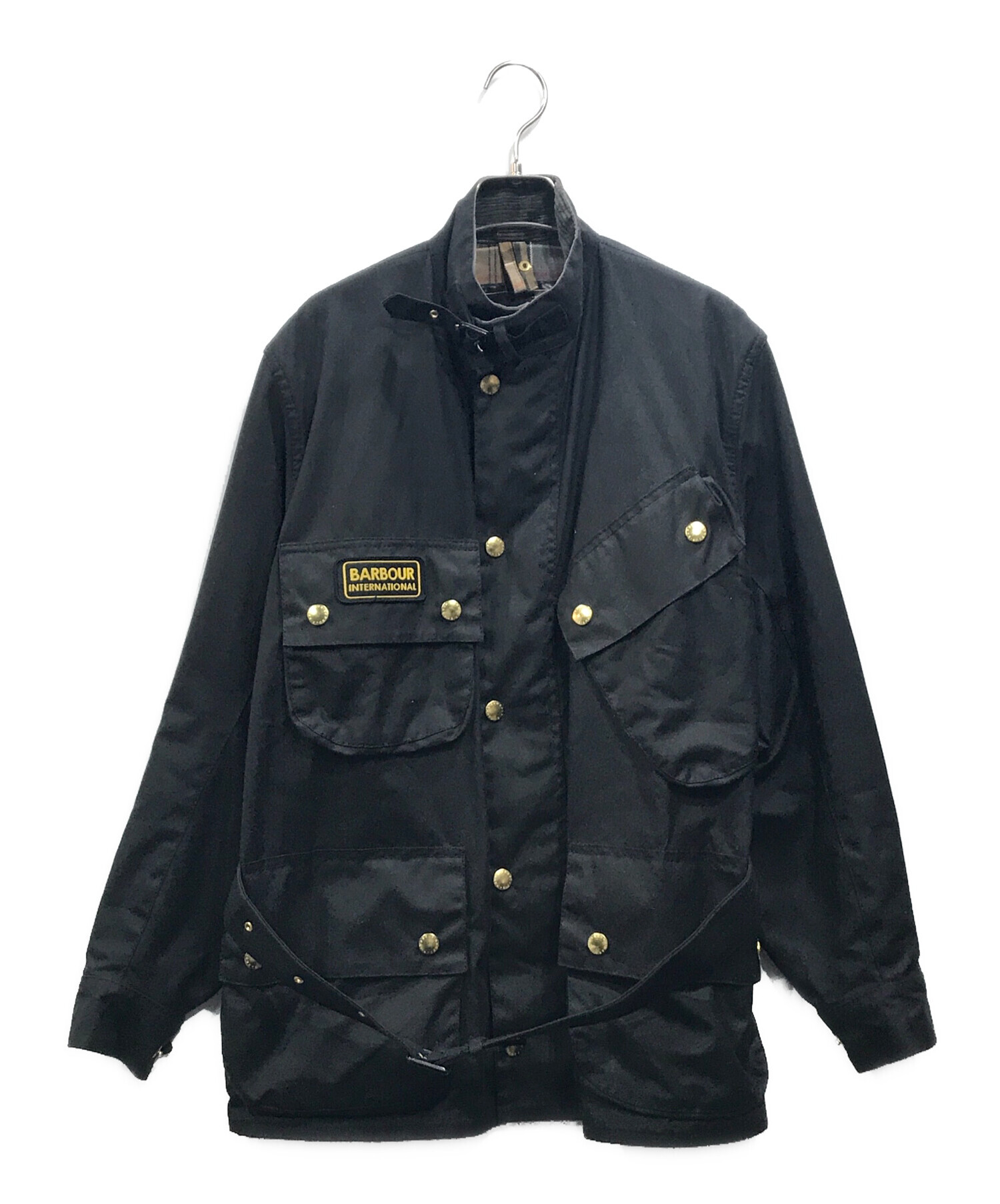 Barbour (バブアー) INTERNATIONAL オイルドジャケット ブラック サイズ:38