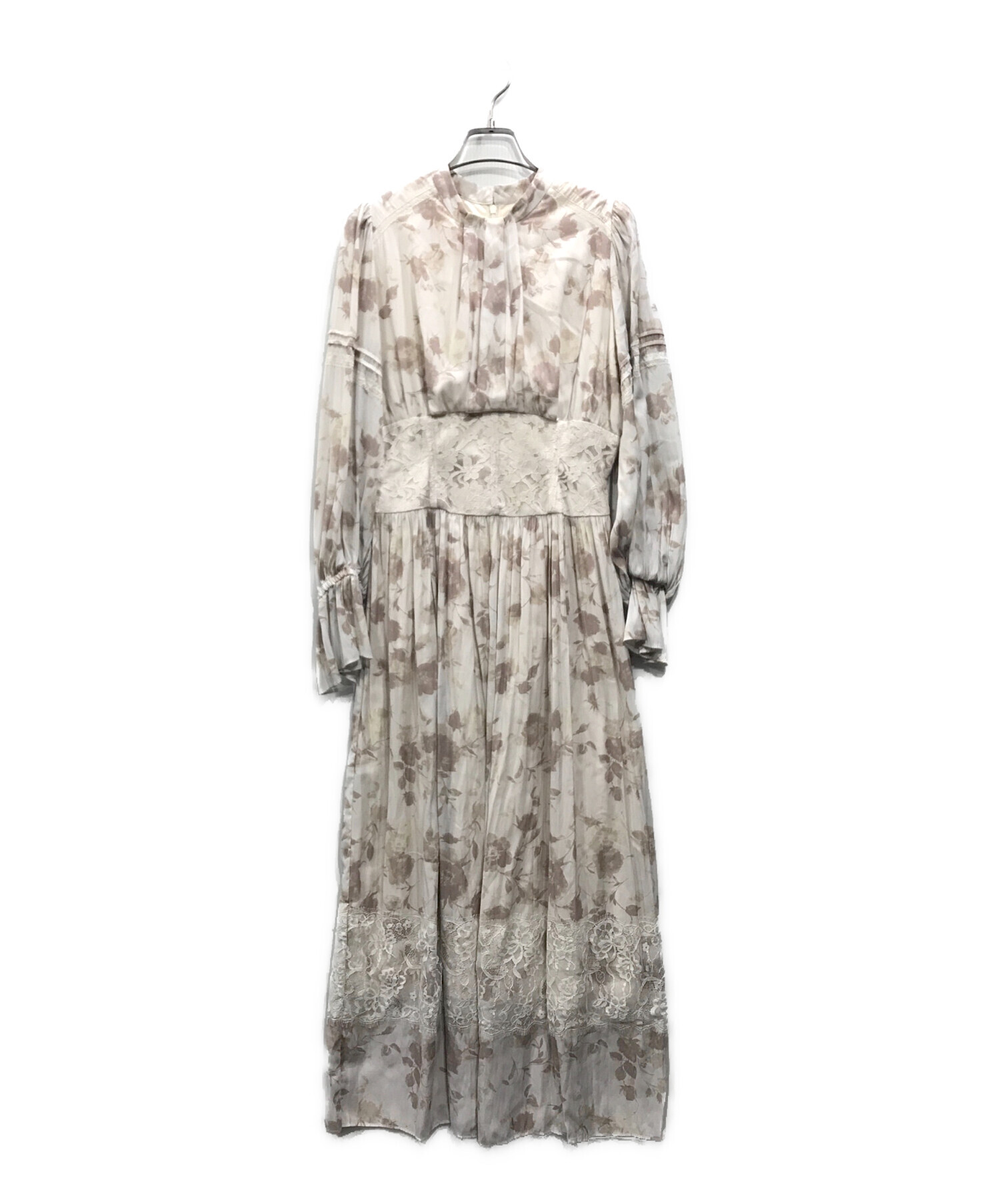 中古・古着通販】HER LIP TO (ハーリップトゥ) Le Camelia Pleated Dress ベージュ サイズ:M｜ブランド・古着通販  トレファク公式【TREFAC FASHION】スマホサイト