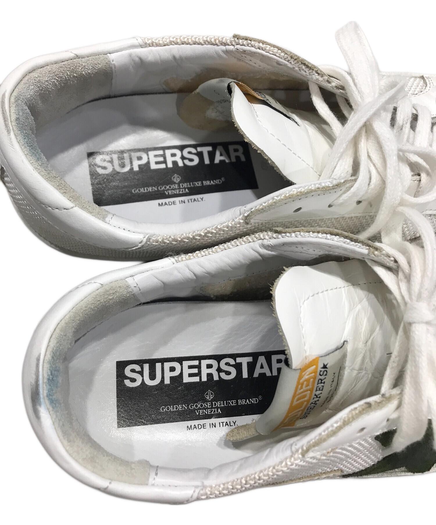 中古・古着通販】GOLDEN GOOSE (ゴールデングース) SUPERSTARローカットスニーカー ホワイト サイズ:40｜ブランド・古着通販  トレファク公式【TREFAC FASHION】スマホサイト