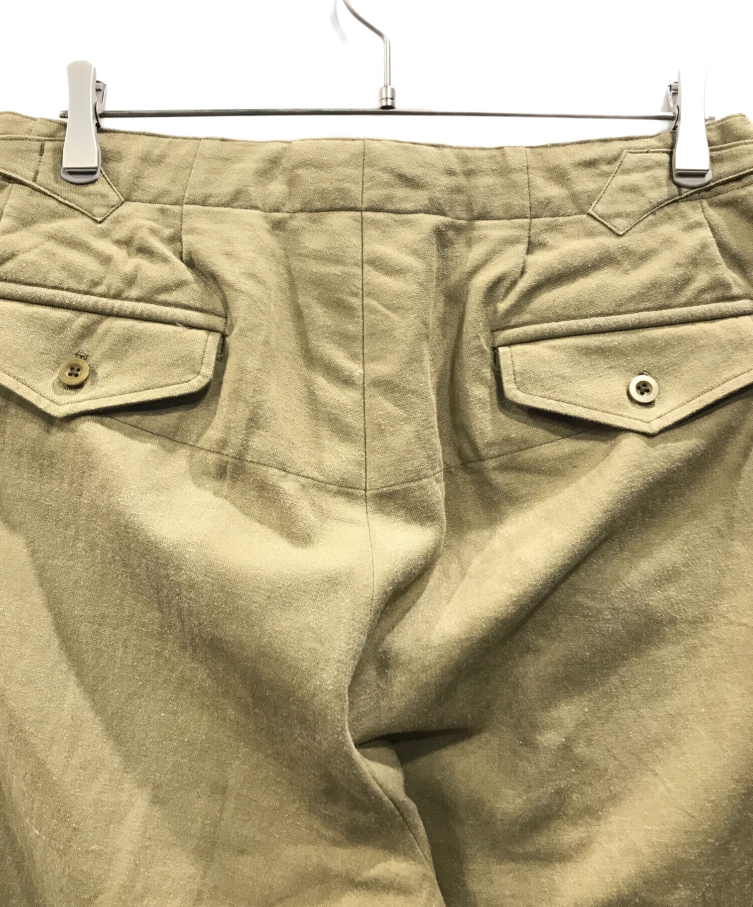 中古・古着通販】KAPTAIN SUNSHINE (キャプテンサンシャイン) Gurkha Trousers カーキ サイズ:32｜ブランド・古着通販  トレファク公式【TREFAC FASHION】スマホサイト