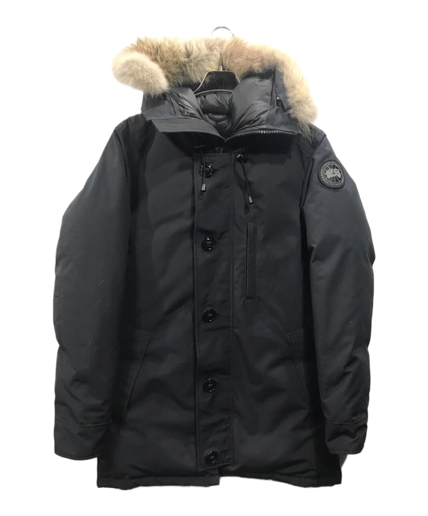 中古・古着通販】CANADA GOOSE BLACK LABEL (カナダグース ブラックレーベル) CHATEAU PARKA / シャトーパーカ  ネイビー サイズ:M｜ブランド・古着通販 トレファク公式【TREFAC FASHION】スマホサイト