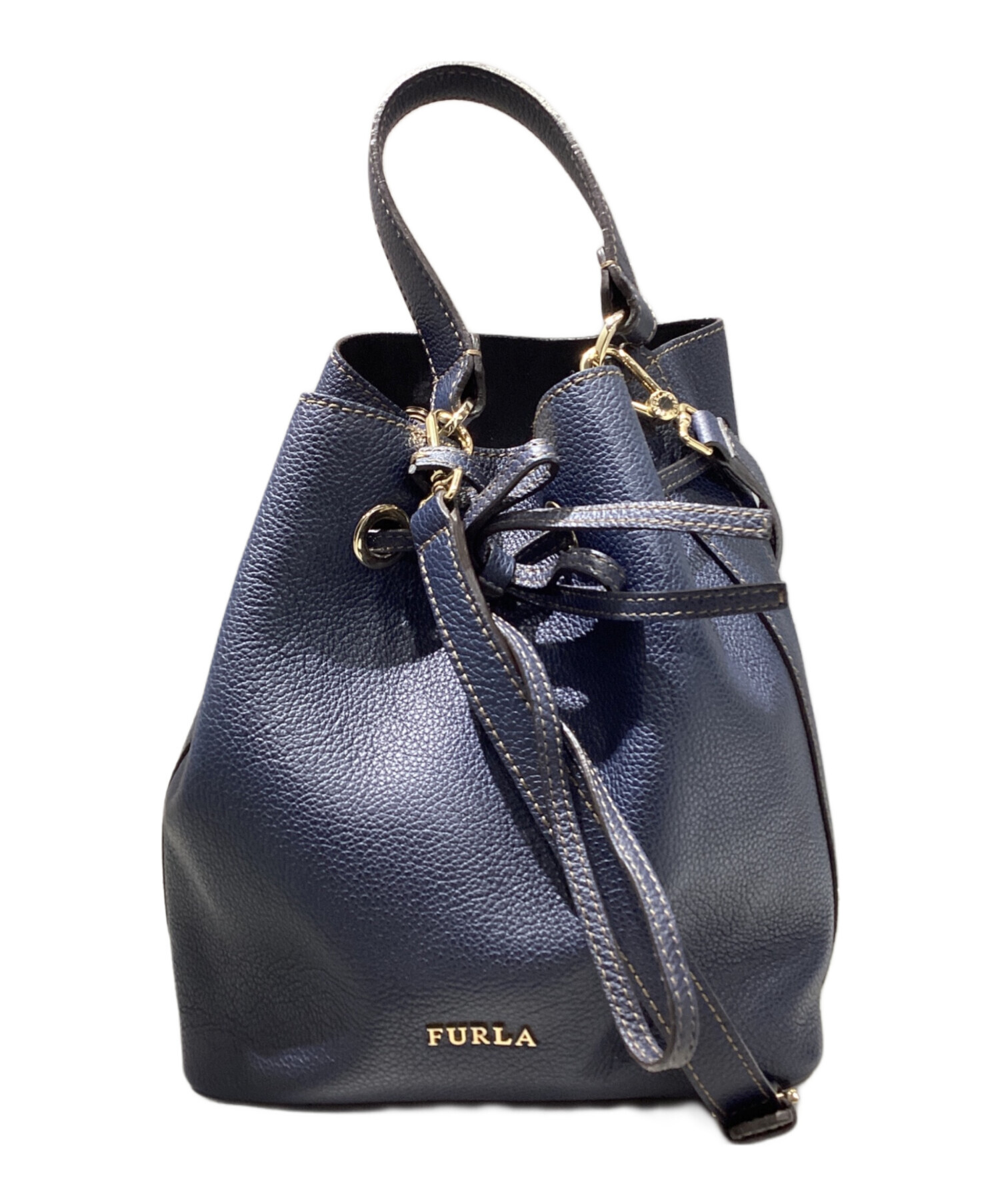 FURLA (フルラ) 2WAYショルダーバッグ ネイビー