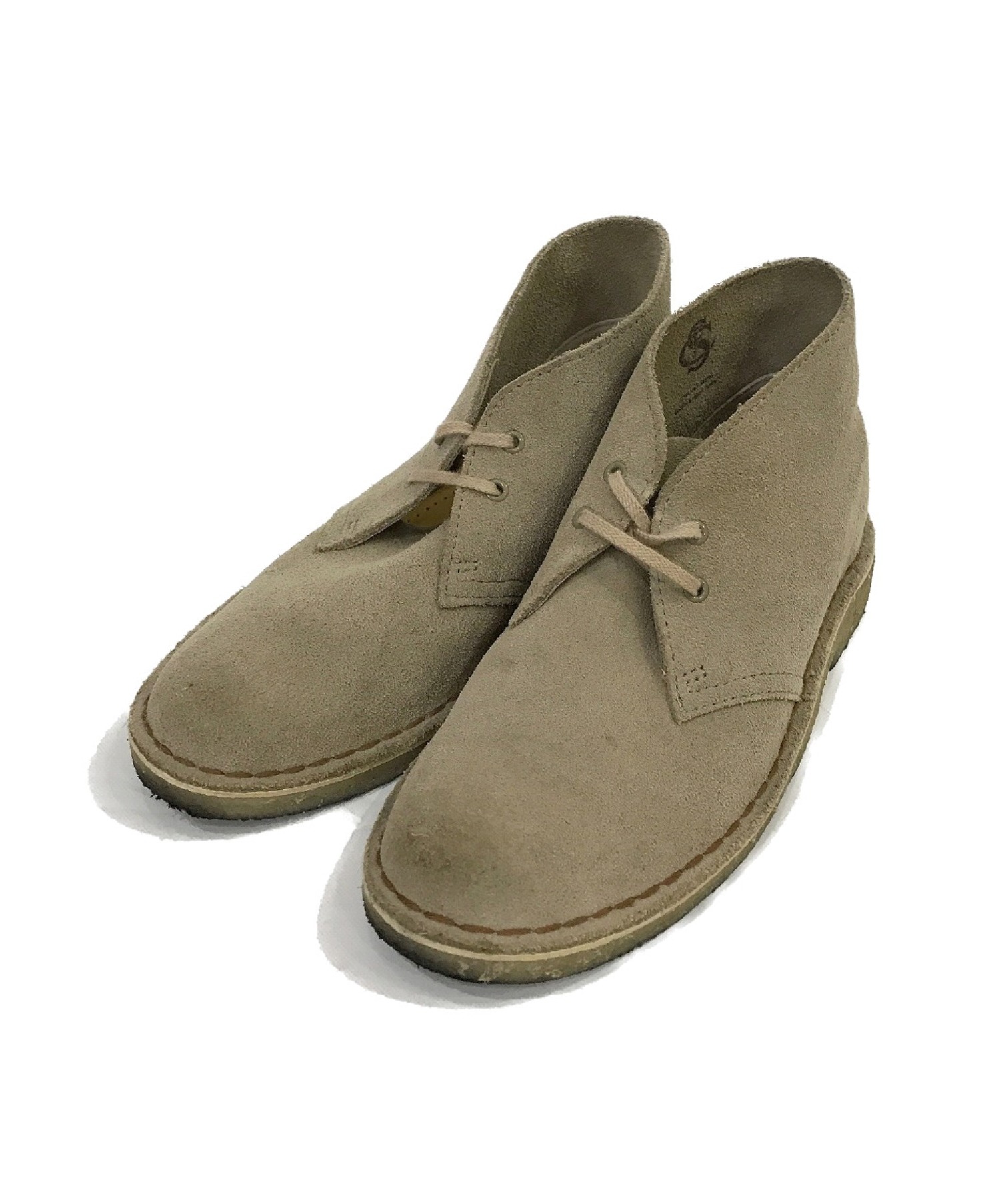 Clarks クラークス ワラビー ブーツ ベージュ 23.5-