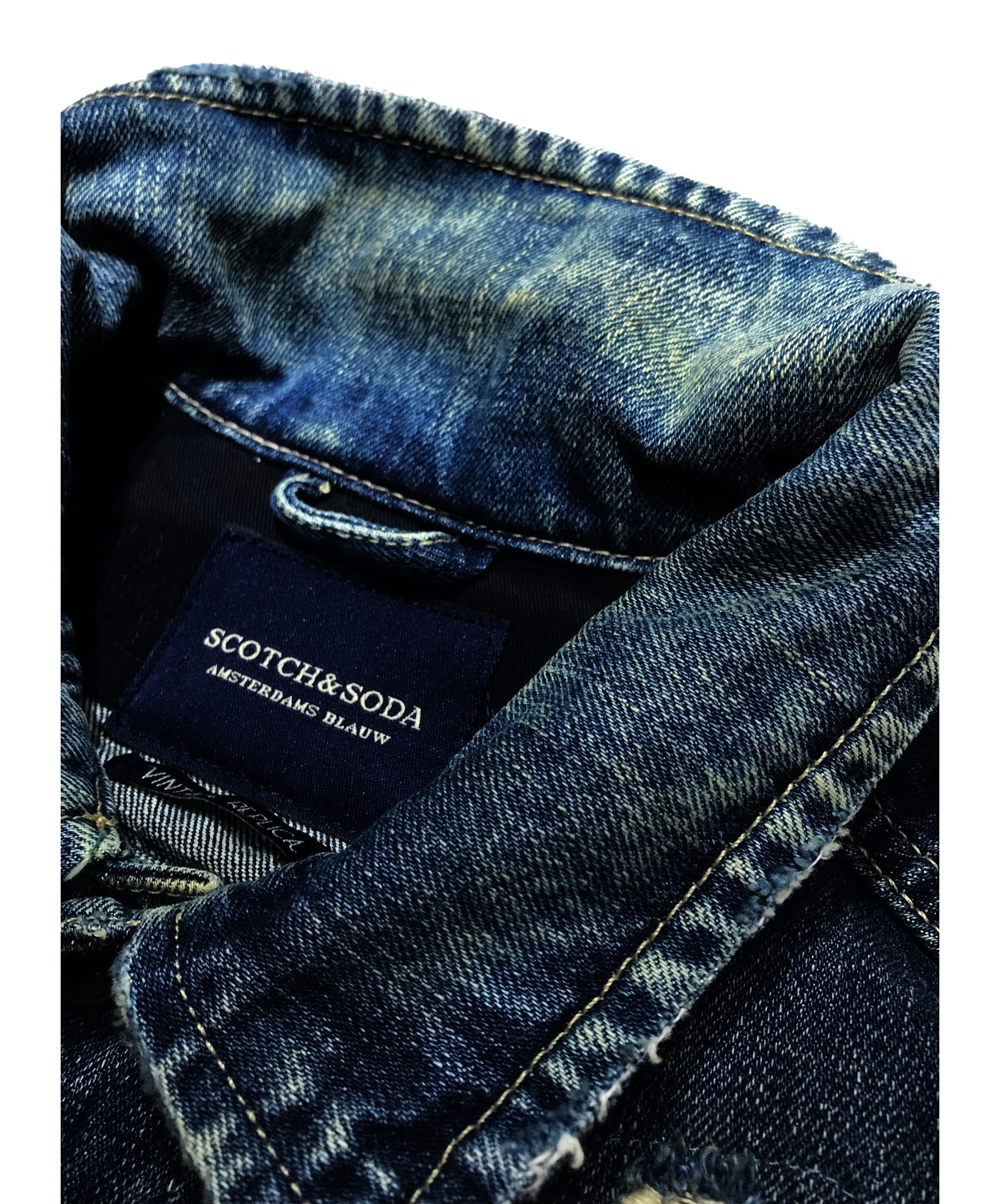 SCOTCH & SODA (スコッチアンドソーダ) デニムジャケット ブルー サイズ:S