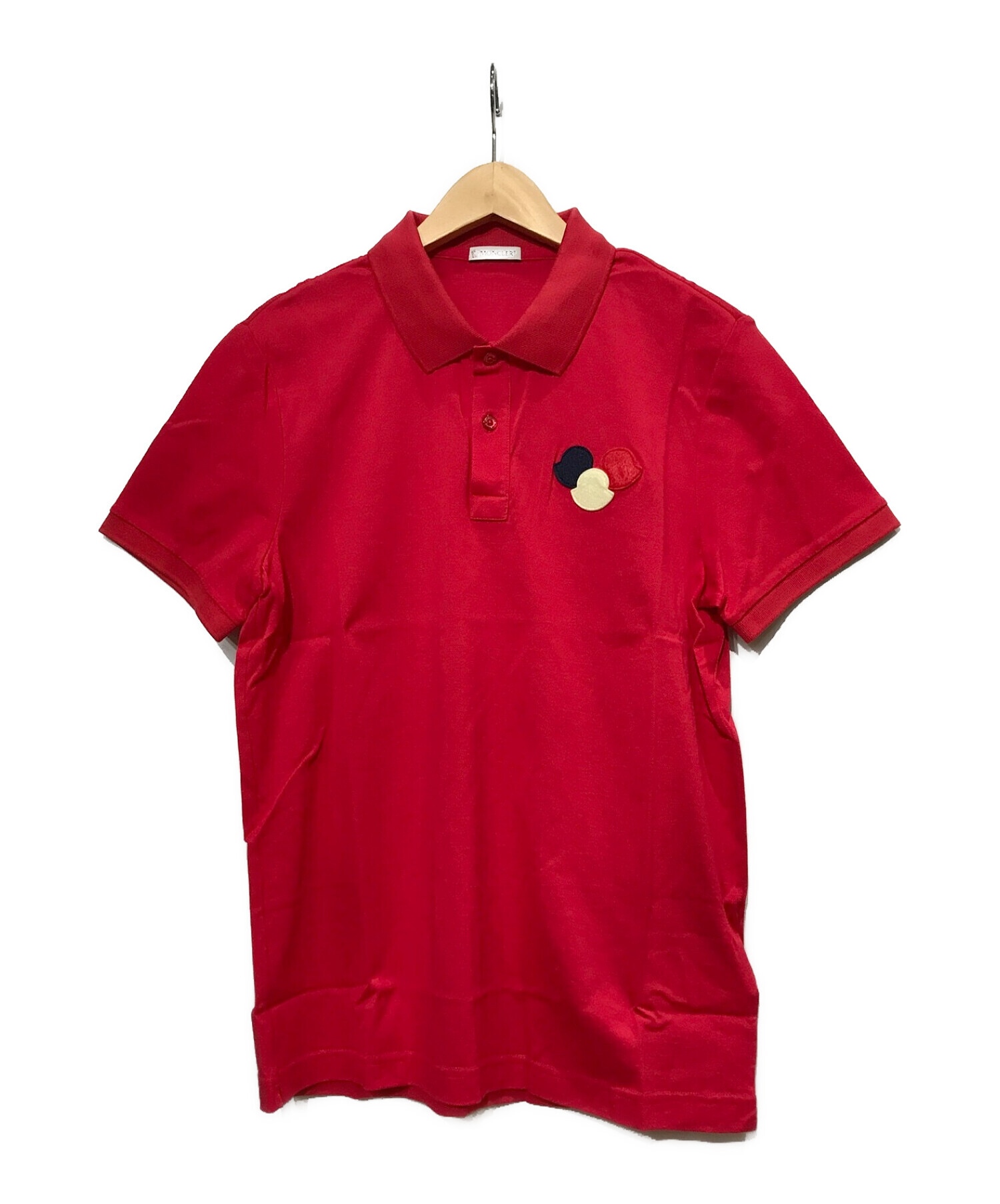 MONCLER (モンクレール) MAGLIA POLO MANICA CORTA レッド サイズ:M