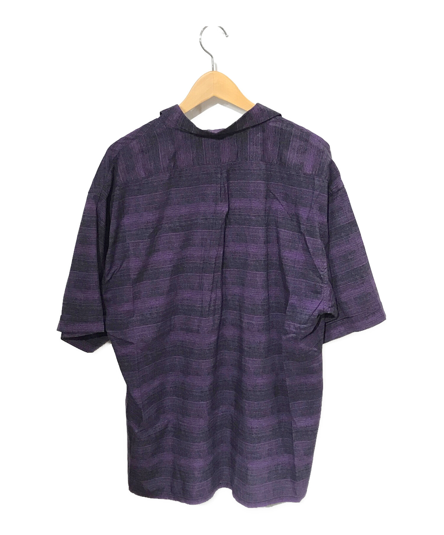 DAYS FILL THE BILL × JOURNAL STANDARD (フィルザビル×ジャーナルスタンダード) Rayon Border  Shirts パープル サイズ:2