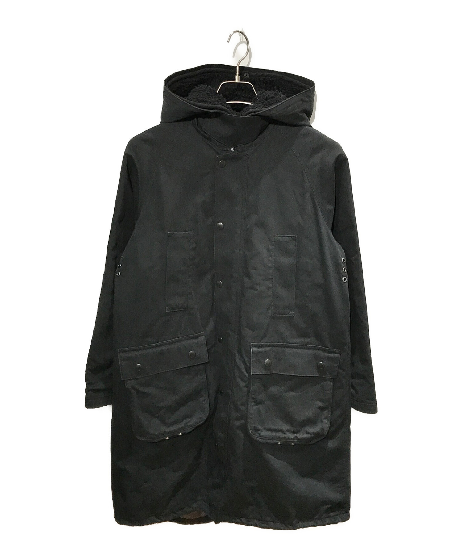 中古・古着通販】Barbour×BEAMS BOY (バブアー×ビームスボーイ) ライナー付きコート ブラック サイズ:SIZE  8｜ブランド・古着通販 トレファク公式【TREFAC FASHION】スマホサイト