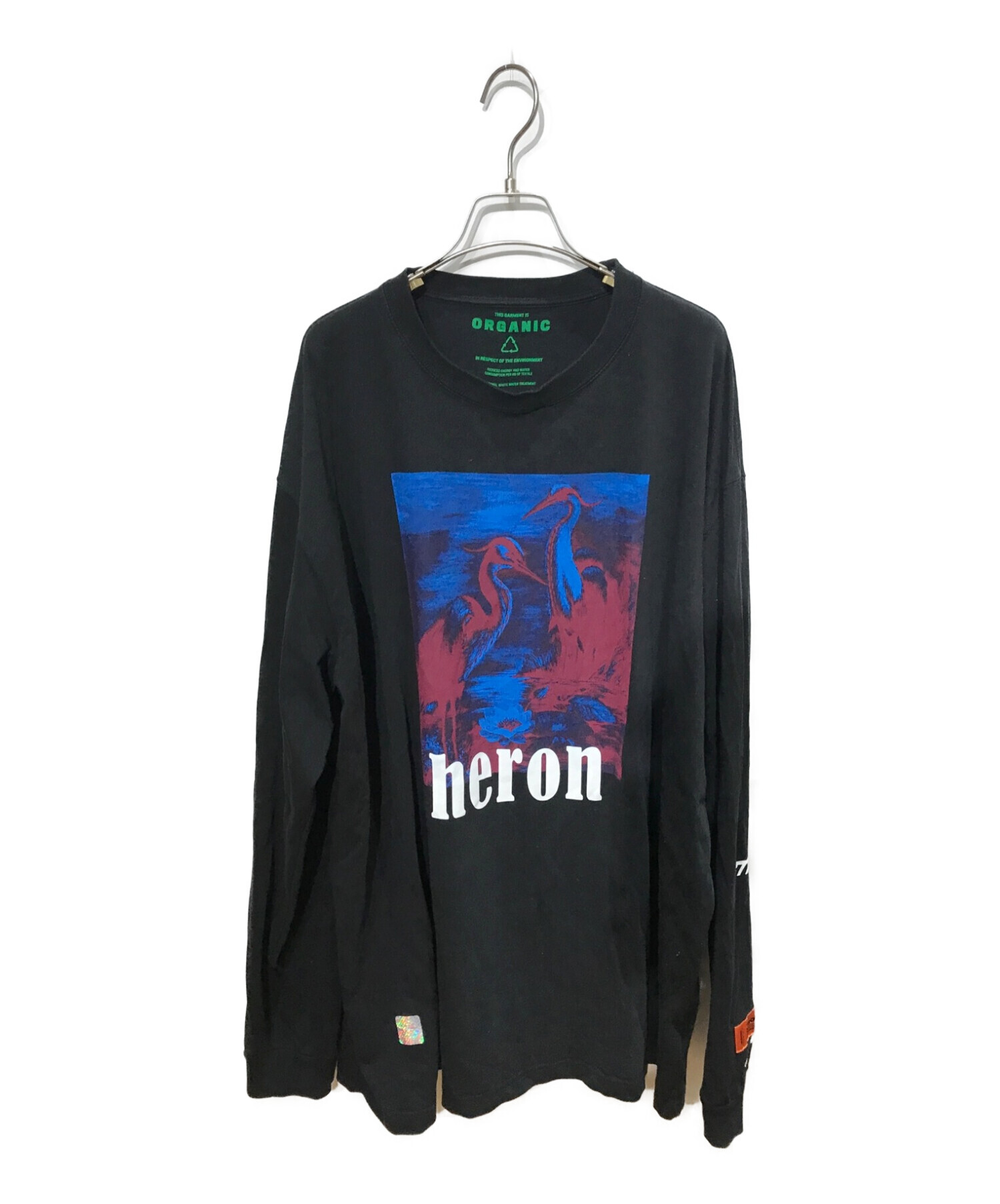 HERON PRESTON (ヘロンプレストン) カットソー ブラック サイズ:ＸＬ