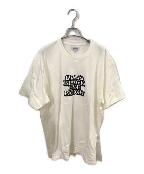 thisisneverthat × BlackEyePatch (ディスイズネバーザット × ブラックアイパッチ) 22AW コラボT ホワイト  サイズ:XL 未使用品