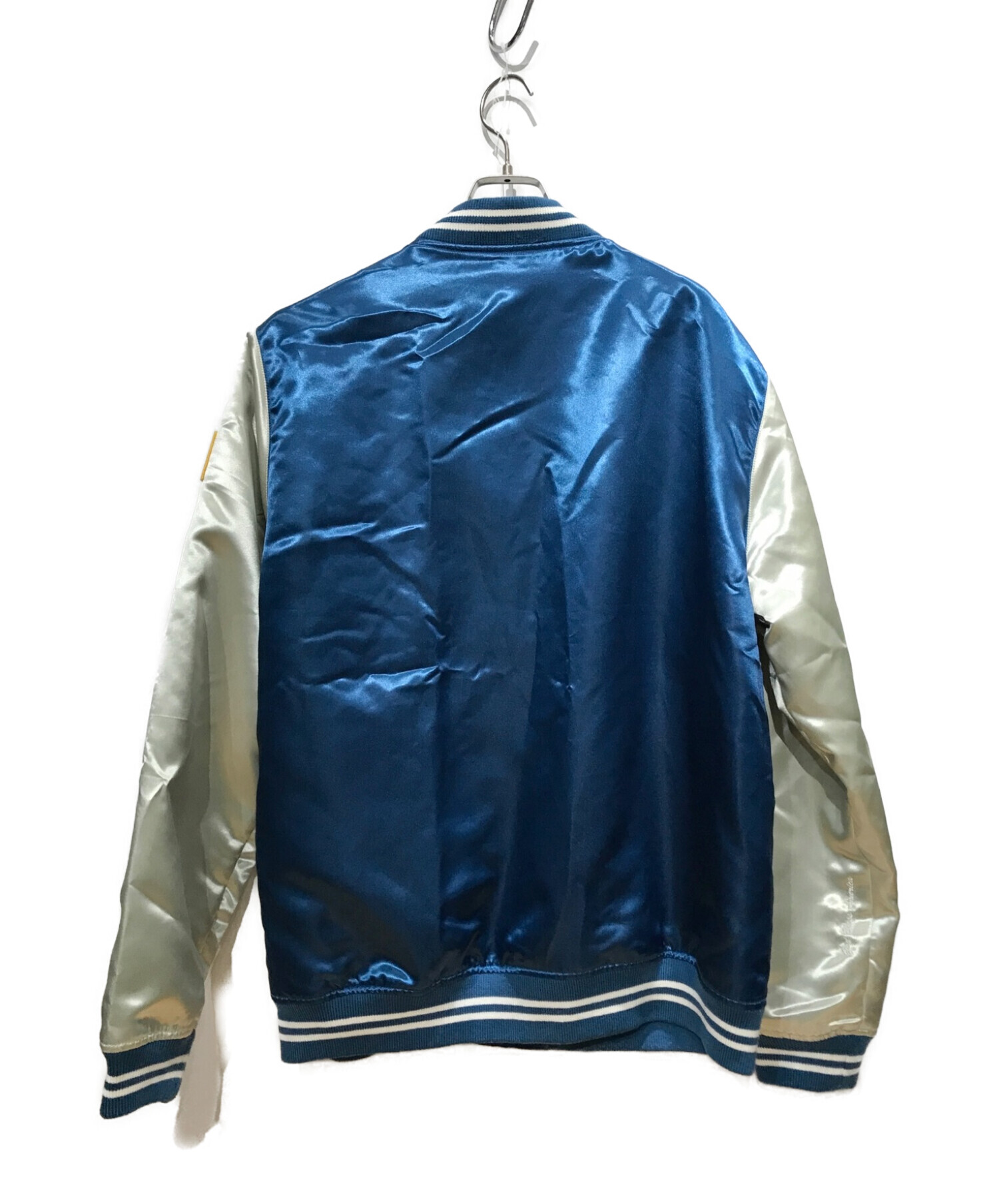Supreme (シュプリーム) Satin club jacket ブルー サイズ:XL