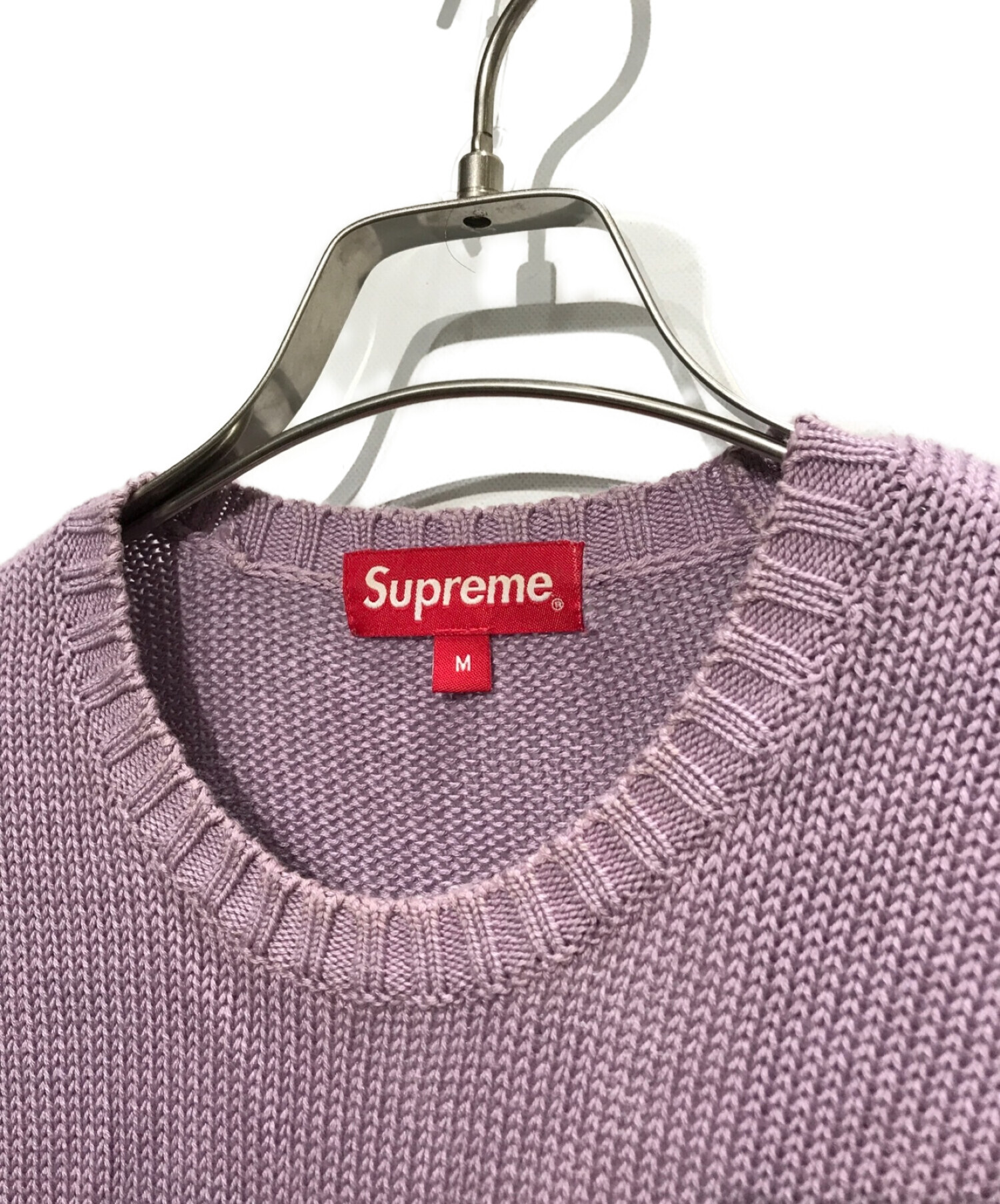 中古・古着通販】Supreme (シュプリーム) Back Logo Sweater パープル