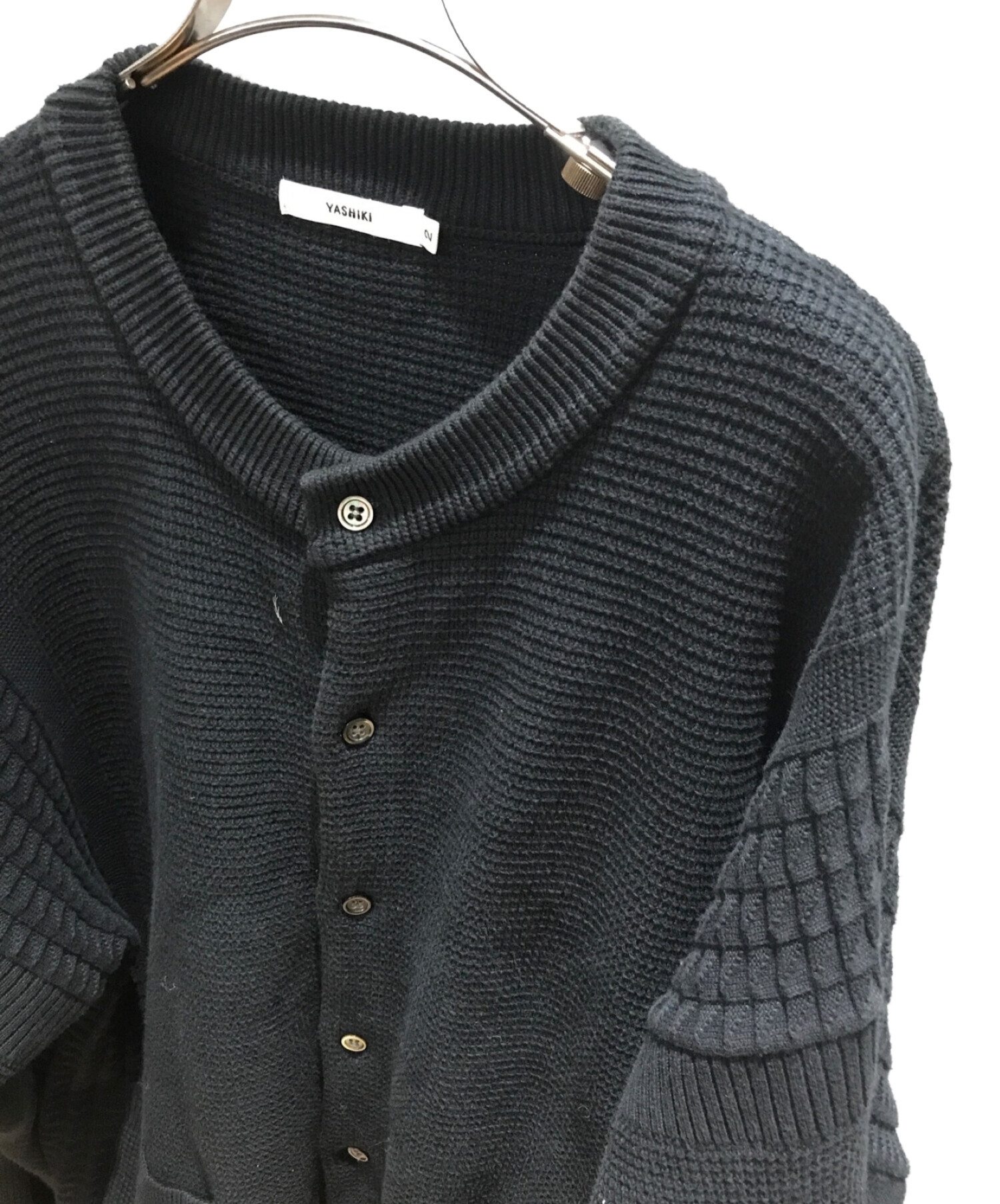 YASHIKI (ヤシキ) 20AW Hyomon Cardigan ブラック サイズ:M