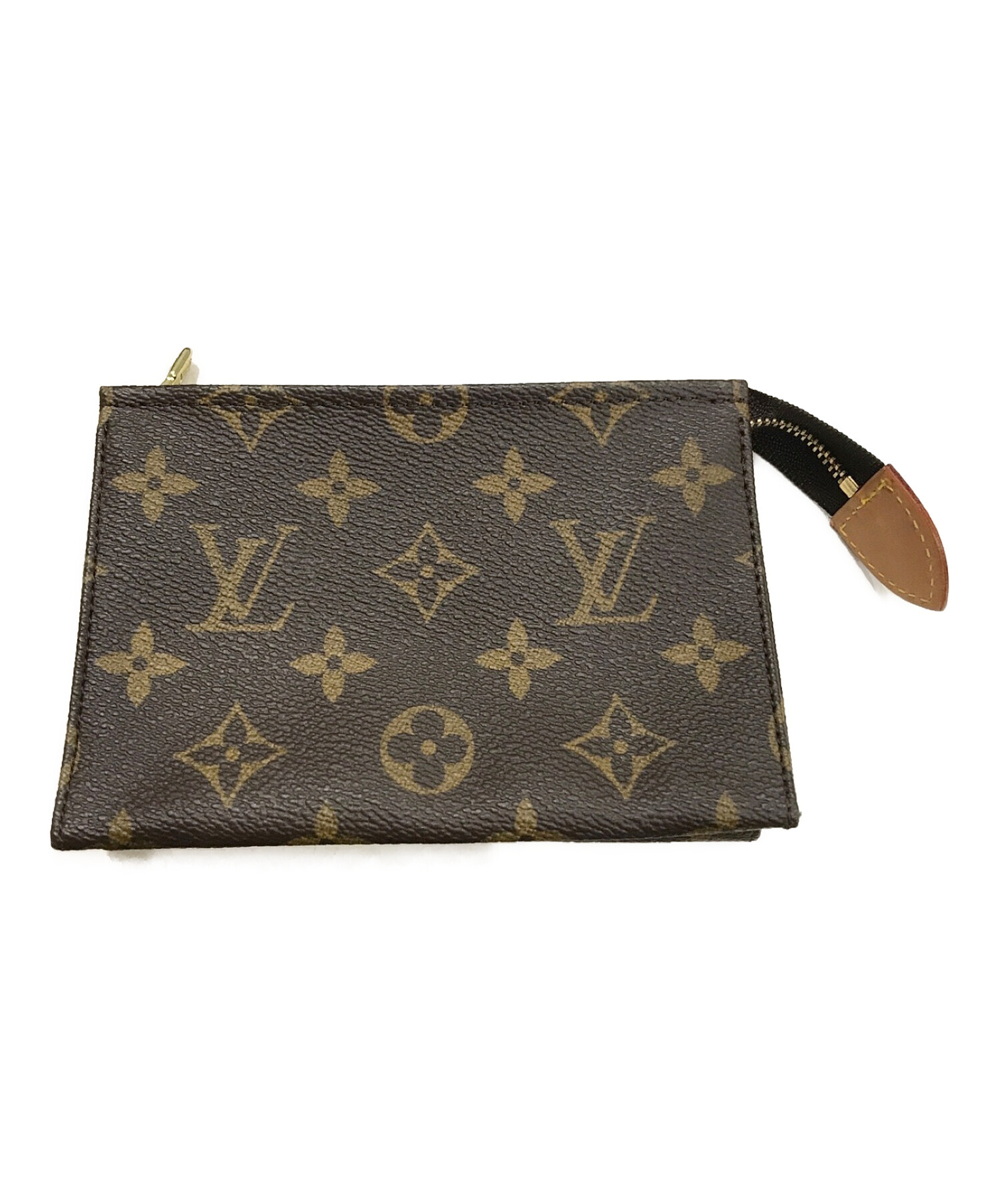 LOUIS VUITTON (ルイ ヴィトン) モノグラム ポシェット トワレット15 ブラウン