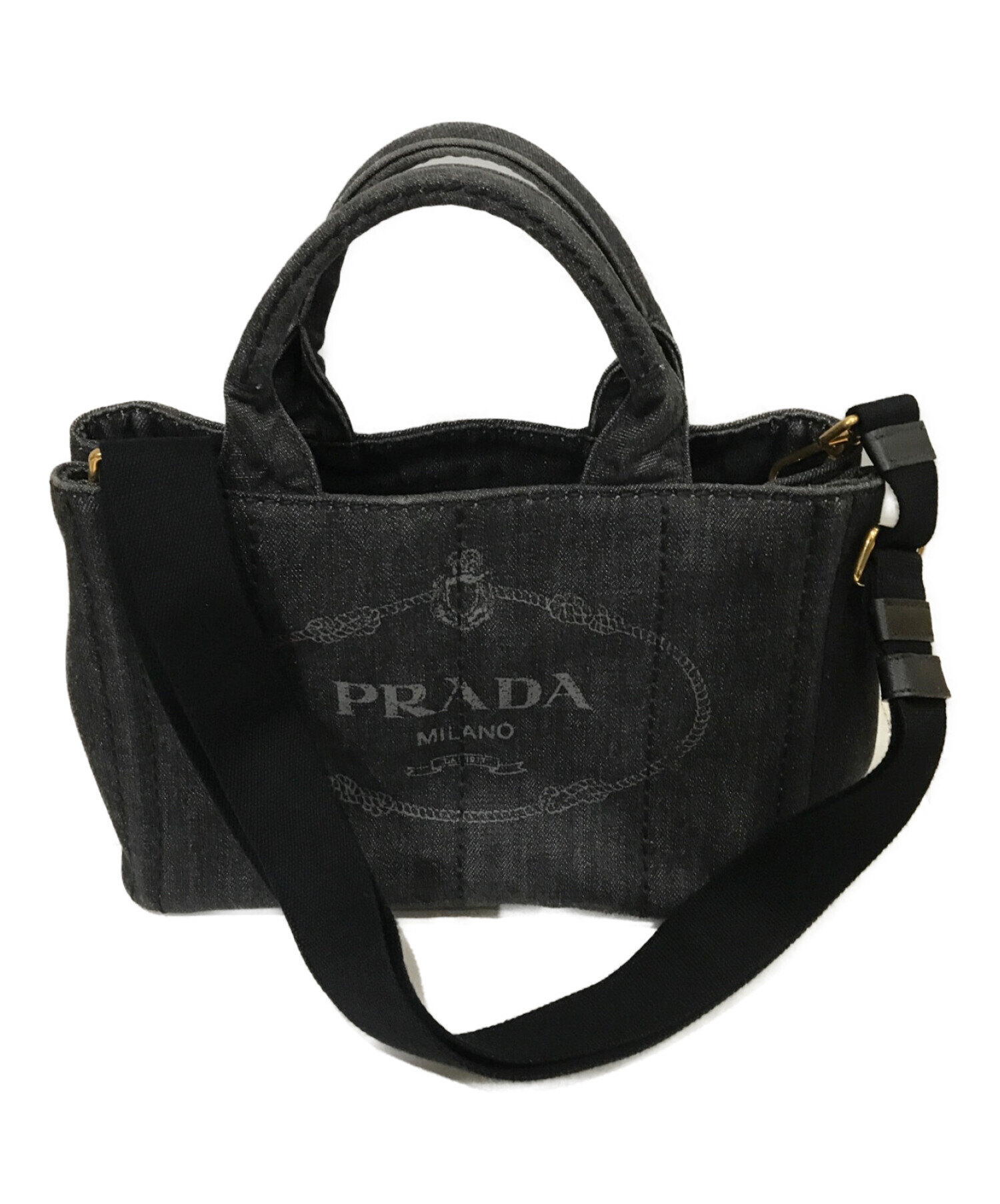 中古・古着通販】PRADA (プラダ) ショルダーバッグ カナパ S