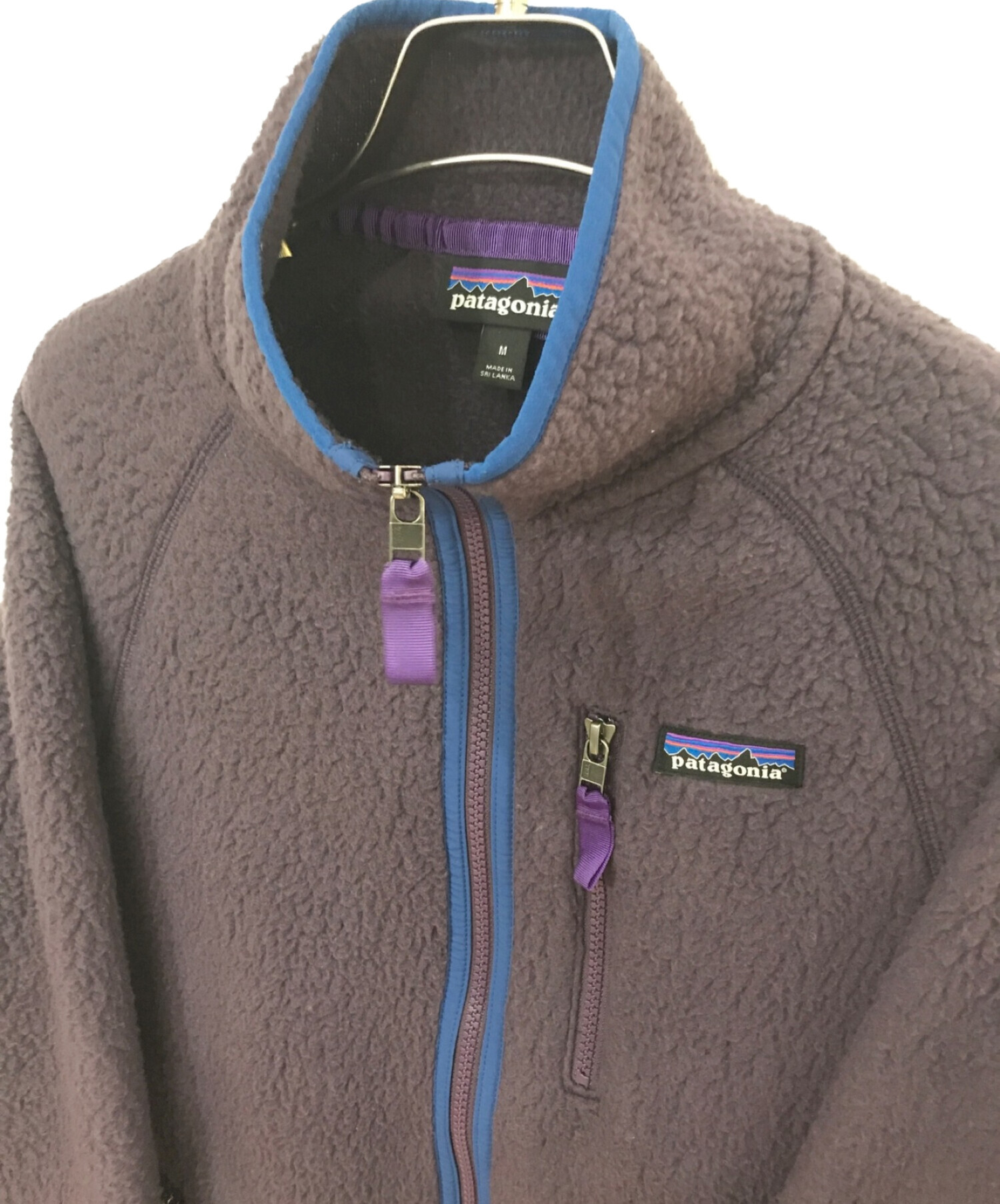 Patagonia (パタゴニア) レトロパイルジャケット パープル サイズ:M