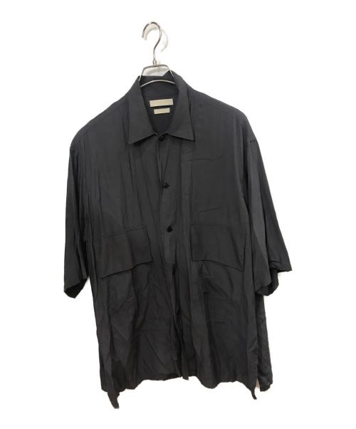 中古・古着通販】YOKE (ヨーク) HALF SLEEVES BIG FLAP SHIRT グレー