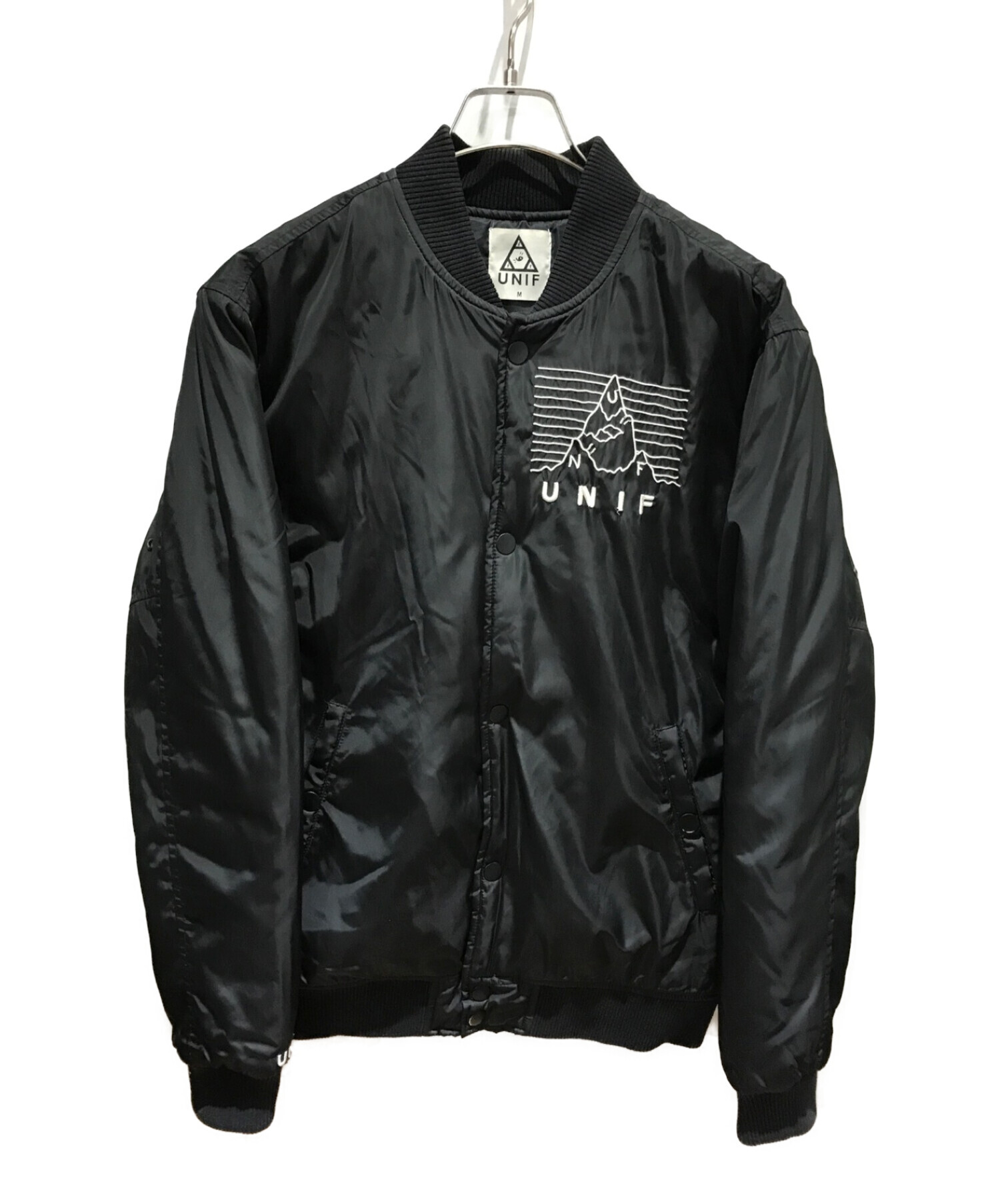 UNIF (ユニフ) MA-1ジャケット ブラック サイズ:M