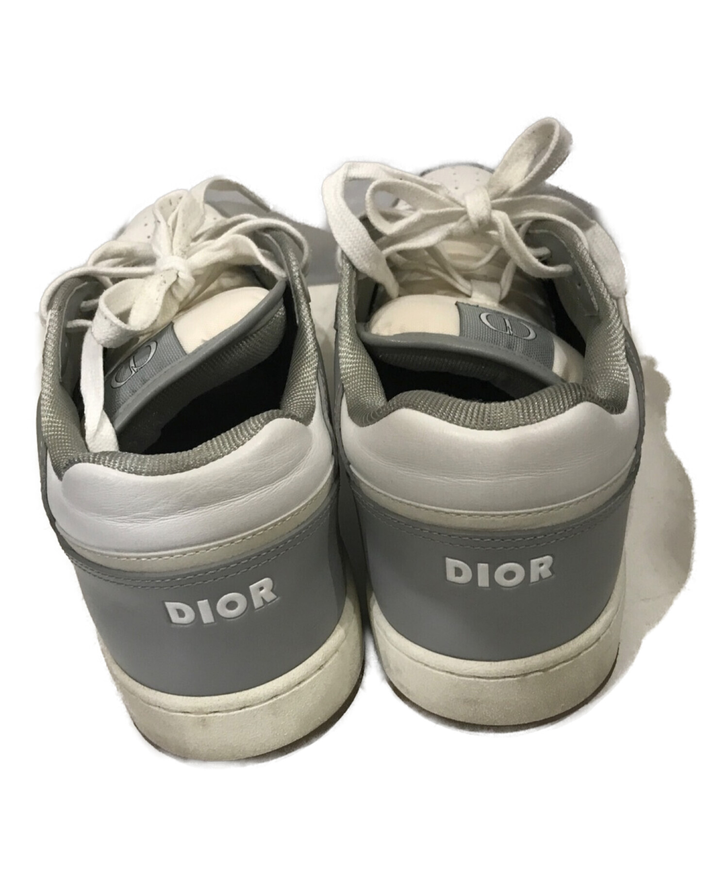 DIOR (ディオール) B27 ロートップスニーカー ホワイト サイズ:44