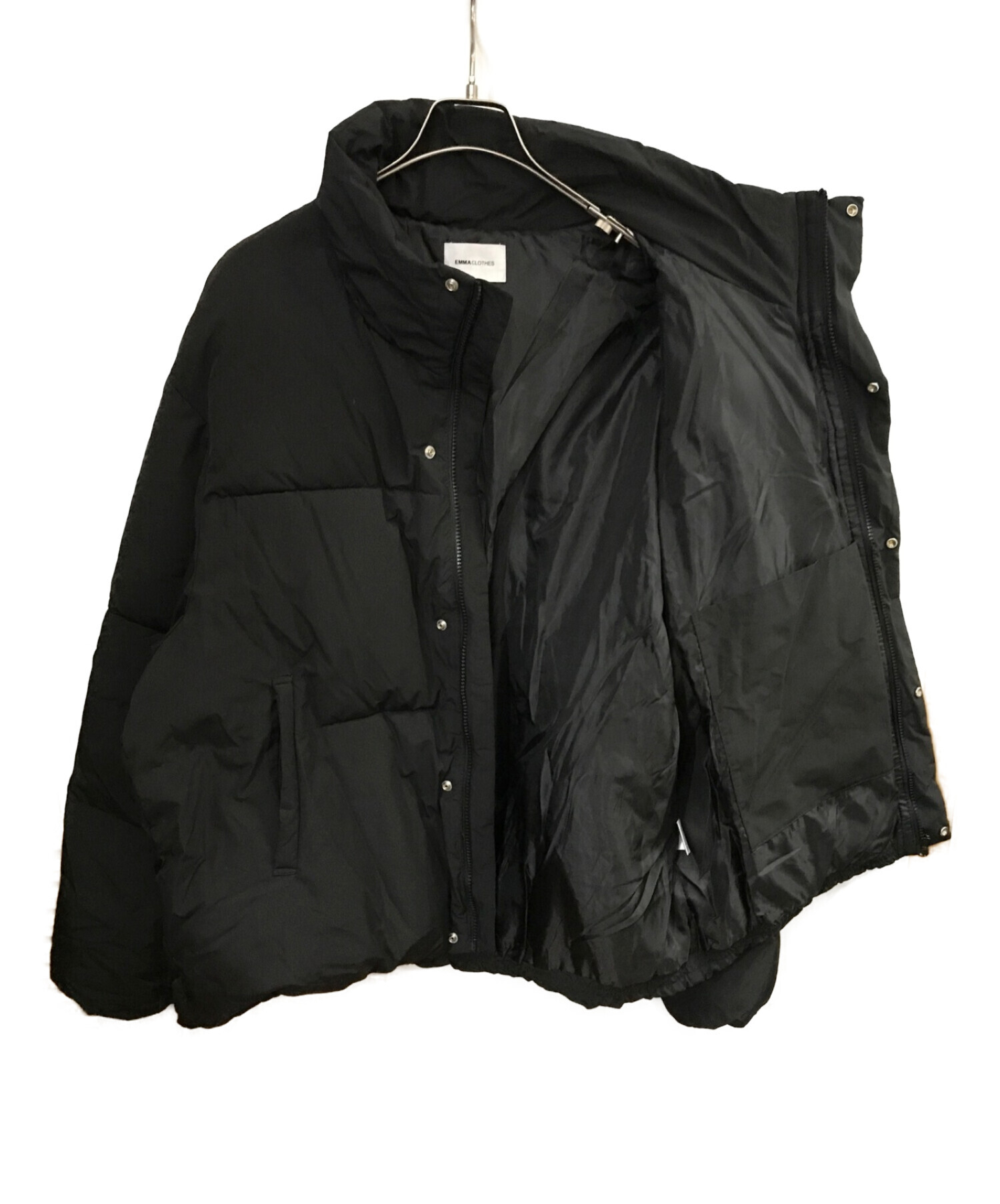 EMMA CLOTHES (エマクローズ) ボリュームパディングエコダウンジャケット ブラック サイズ:L