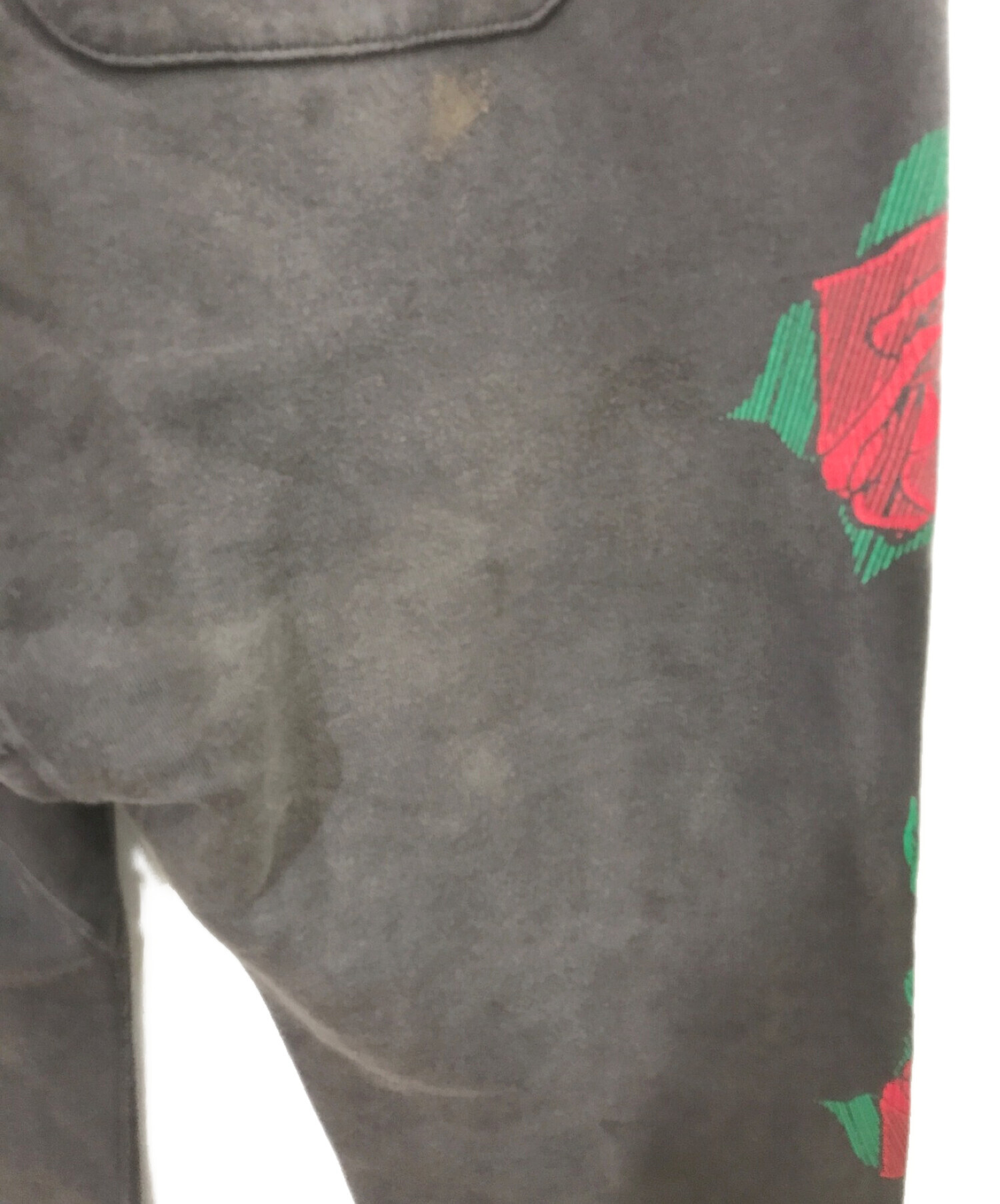 SAINT MICHAEL (セントマイケル) 2022SS VLONE SWEAT PANTS グレー サイズ:M