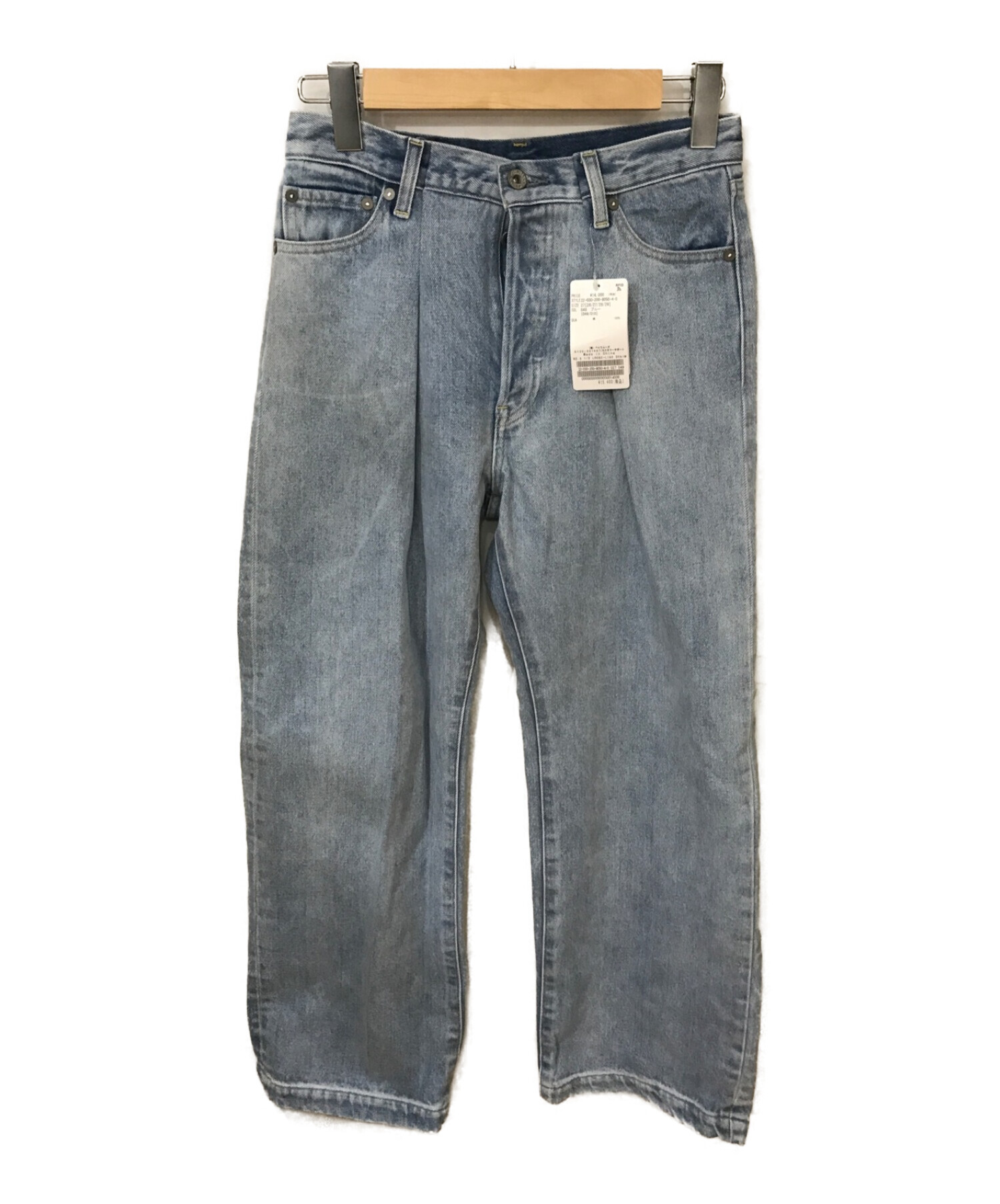 Spick and Span Noble (スピックアンドスパンノーブル) 5 1/2 LOOSE-LINE DENIM ブルー サイズ:27 未使用品