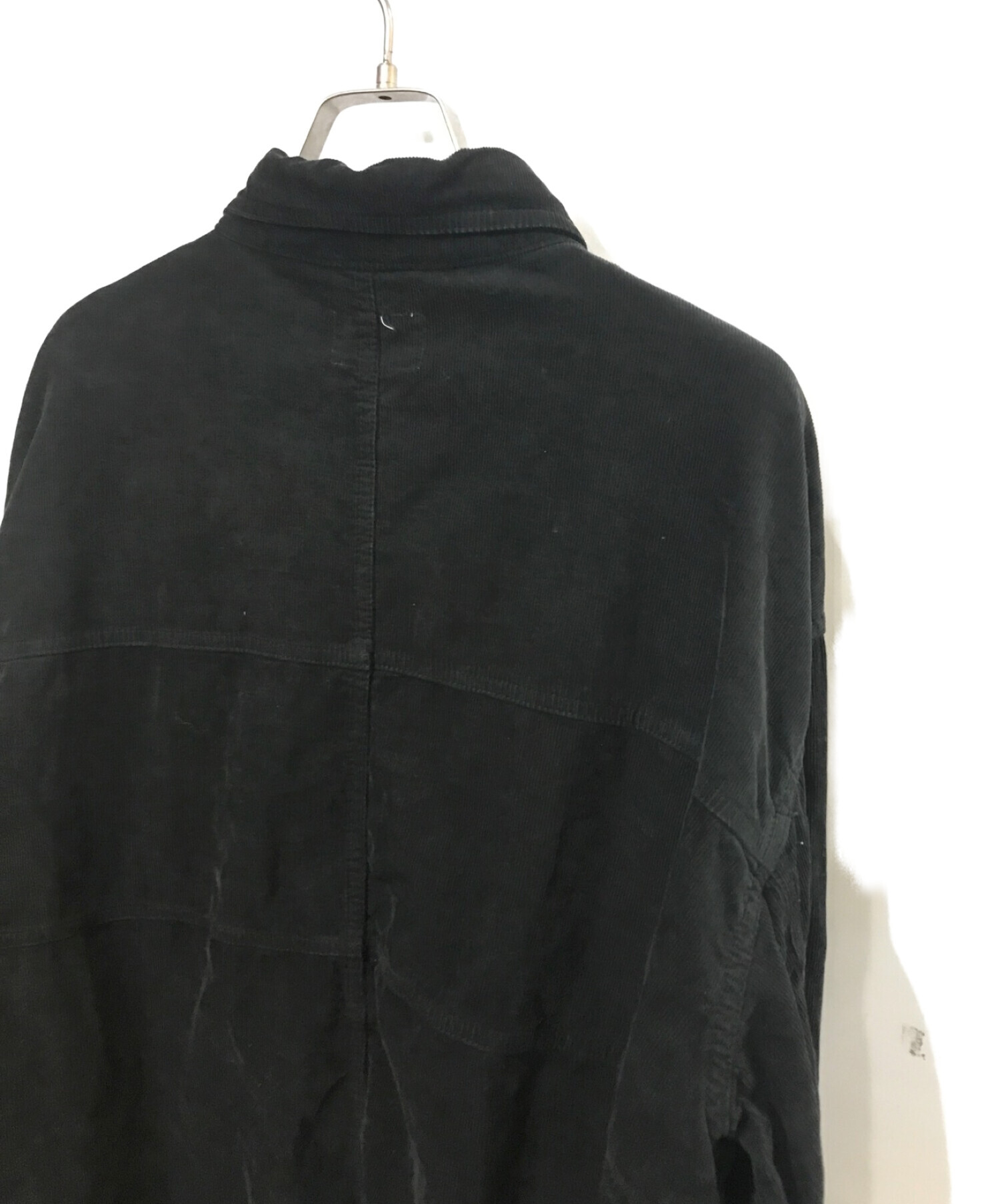 中古・古着通販】C.E (シーイー) OVERDYE SWITCH CUT CORD SHIRT ブラック サイズ:L｜ブランド・古着通販  トレファク公式【TREFAC FASHION】スマホサイト