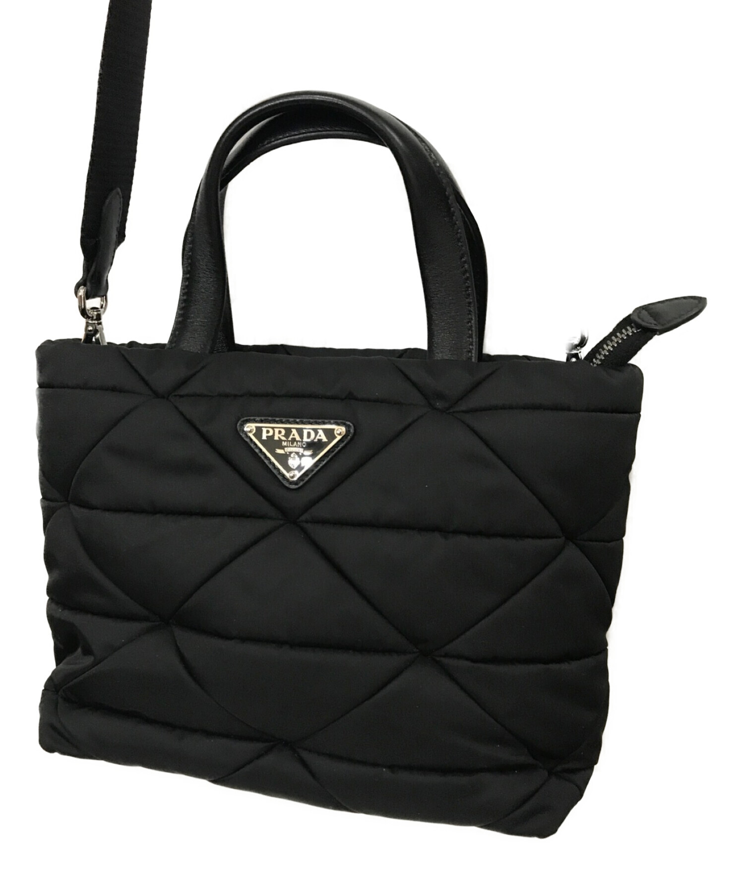 中古・古着通販】PRADA (プラダ) Re-Nylon パデッドナイロン トート