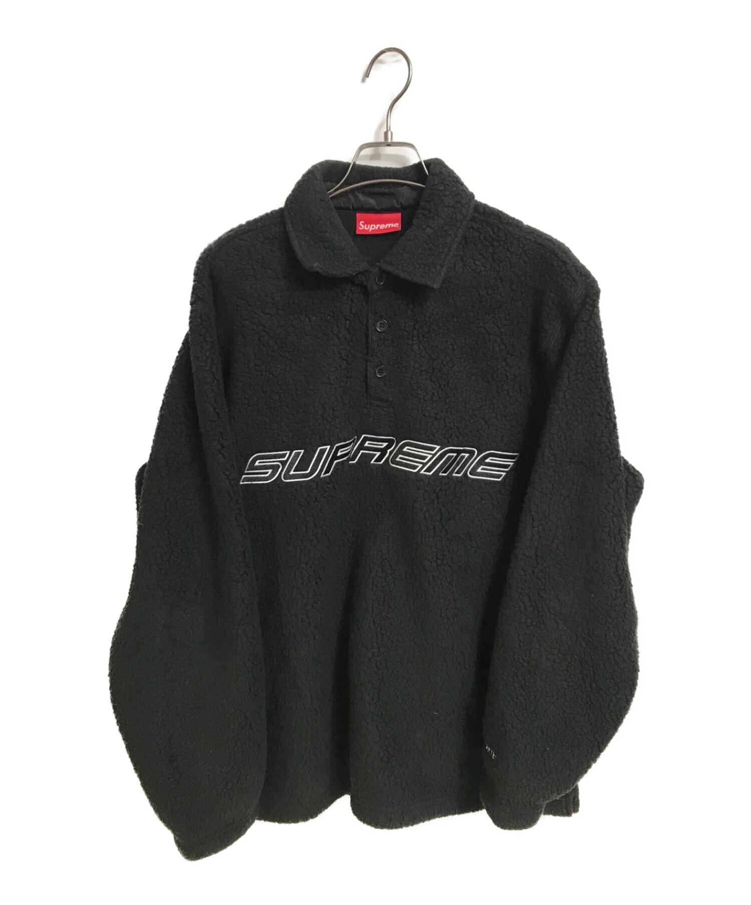 SUPREME (シュプリーム) 22AW Polartec L/S Polo ブラック サイズ:M