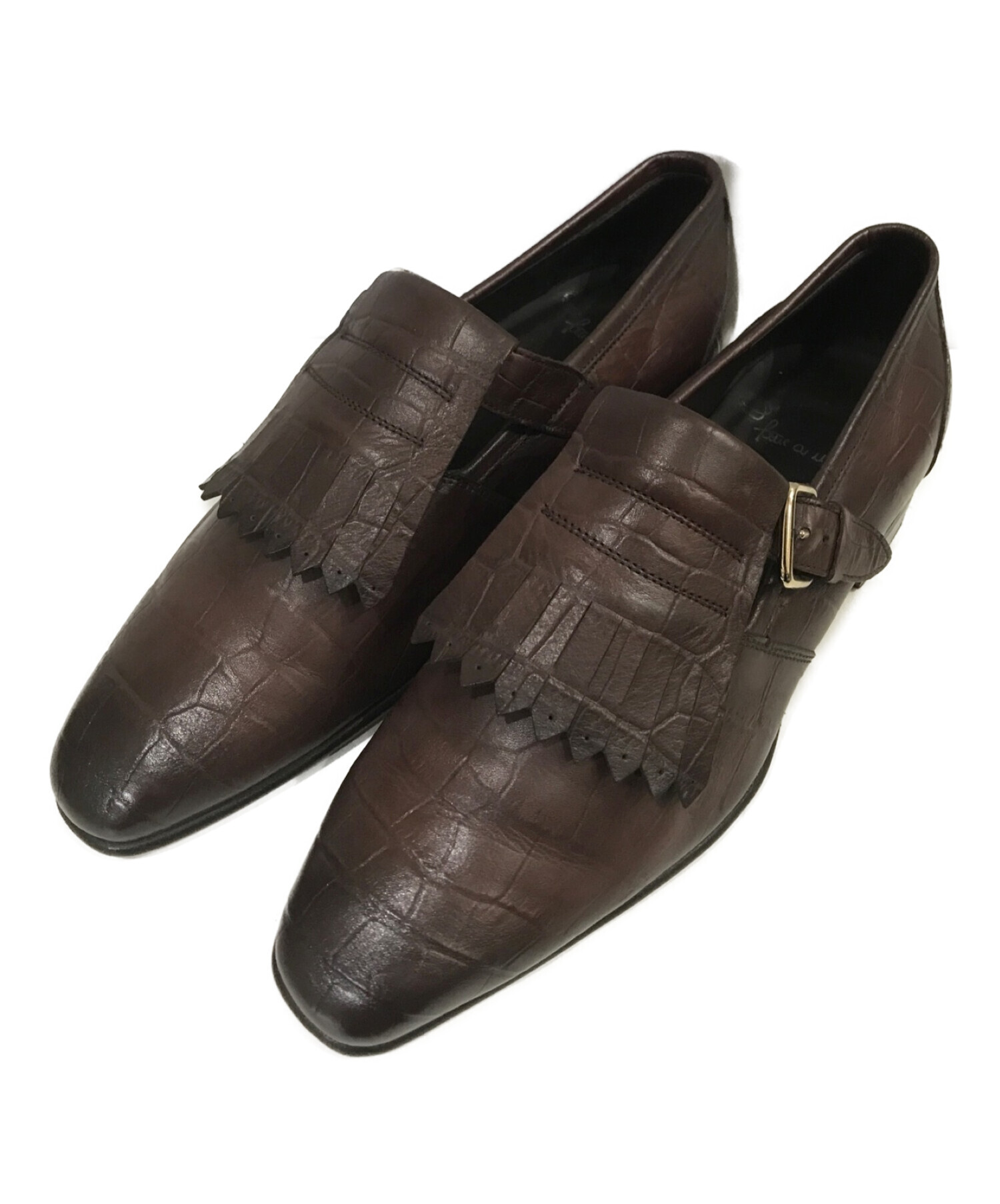 中古・古着通販】Santoni (サントーニ) タッセルキルトシューズ ブラウン サイズ:F 6｜ブランド・古着通販 トレファク公式【TREFAC  FASHION】スマホサイト