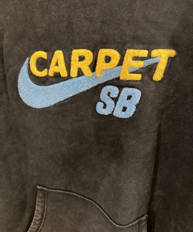 NIKE SB (ナイキエスビー) CARPET COMPANY (カーペットカンパニー) スケートボードフーディー ブラック サイズ:M