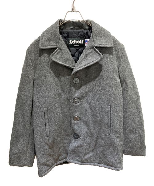 中古・古着通販】Schott (ショット) Pコート グレー サイズ:38