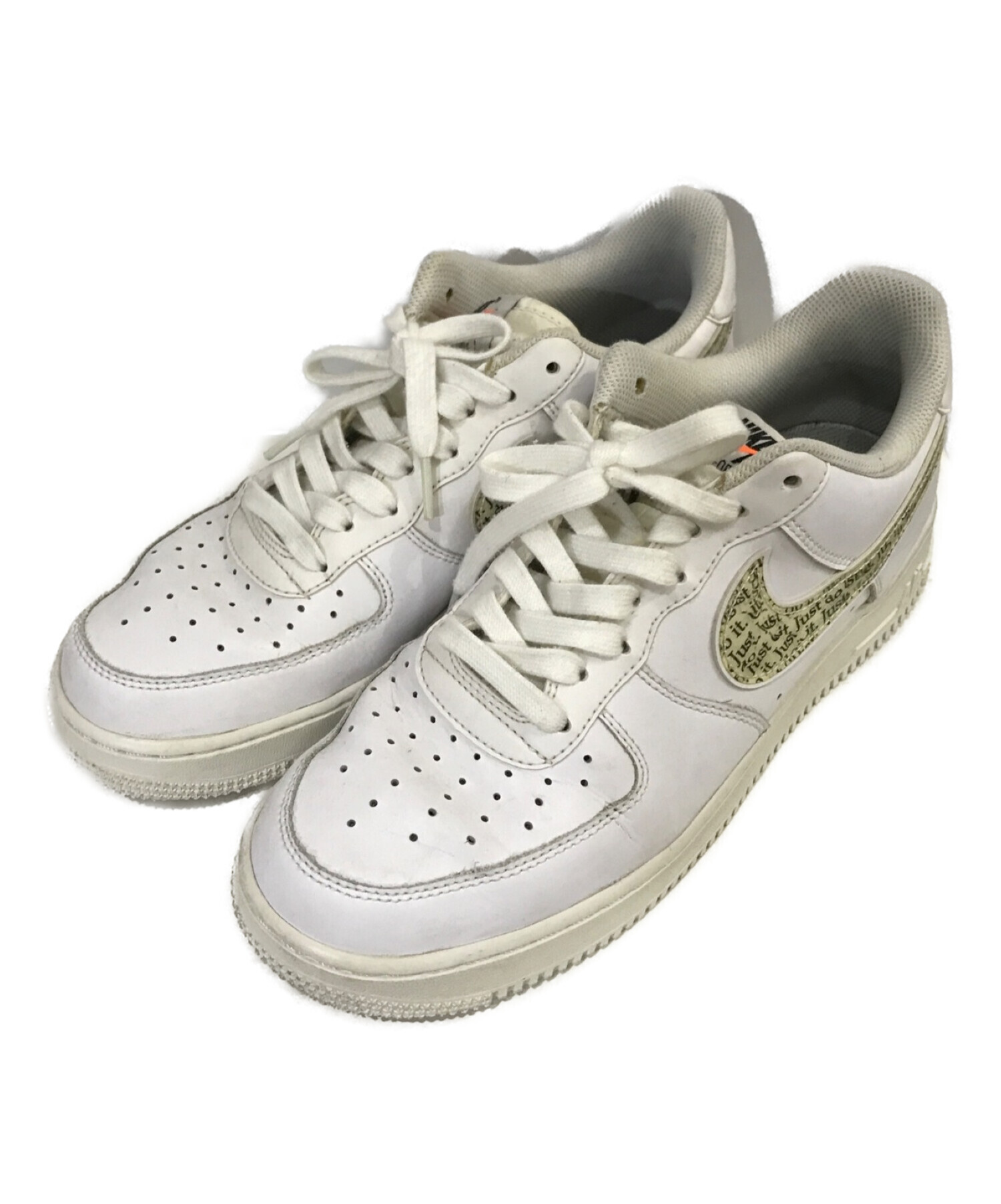 中古・古着通販】NIKE (ナイキ) AIR FORCE 1 07 LV8 JDI LNTC ホワイト