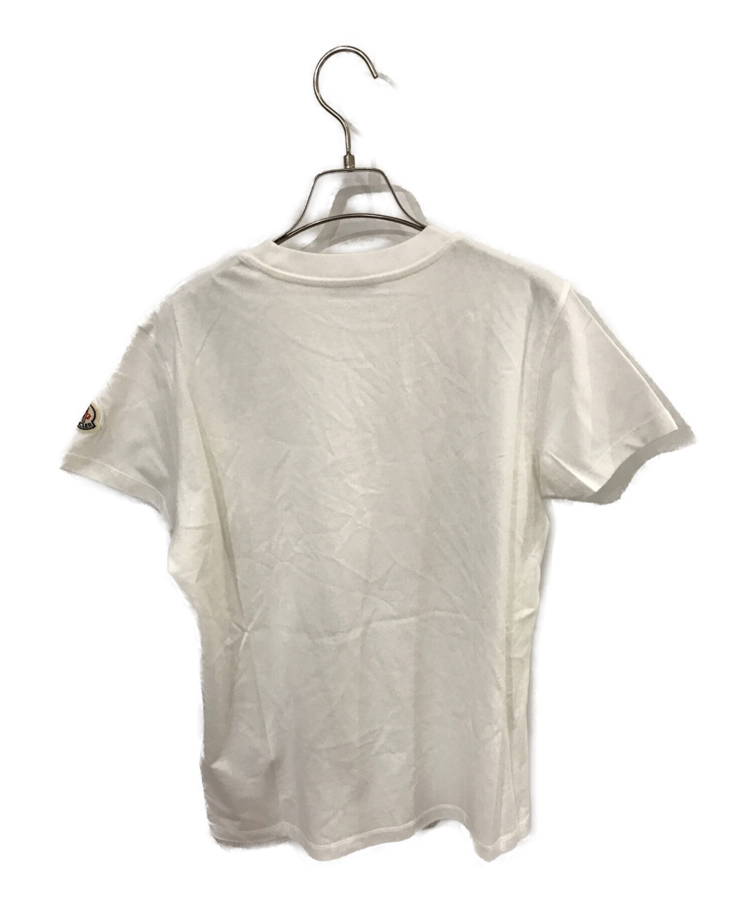 中古・古着通販】MONCLER (モンクレール) Tシャツ ホワイト サイズ:M