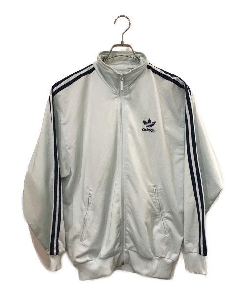 中古・古着通販】adidas (アディダス) ハイネックジャージ スカイ