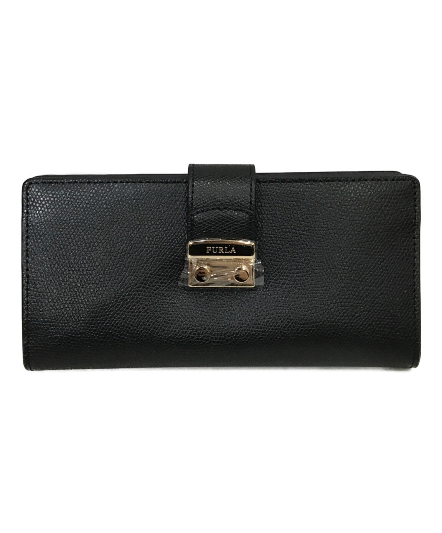 中古・古着通販】FURLA (フルラ) 長財布 ブラック 未使用品｜ブランド