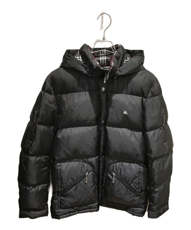 中古・古着通販】BURBERRY BLACK LABEL (バーバリーブラックレーベル) ダウンジャケット ブラック サイズ:L｜ブランド・古着通販  トレファク公式【TREFAC FASHION】スマホサイト