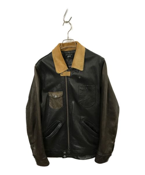 中古・古着通販】glamb (グラム) Blaine leather JKT ブラック サイズ