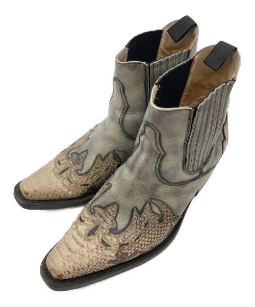 【中古・古着通販】SANCHO BOOTS (サンチョブーツ) ミドルウエスタンブーツ グレー サイズ:40｜ブランド・古着通販  トレファク公式【TREFAC FASHION】スマホサイト