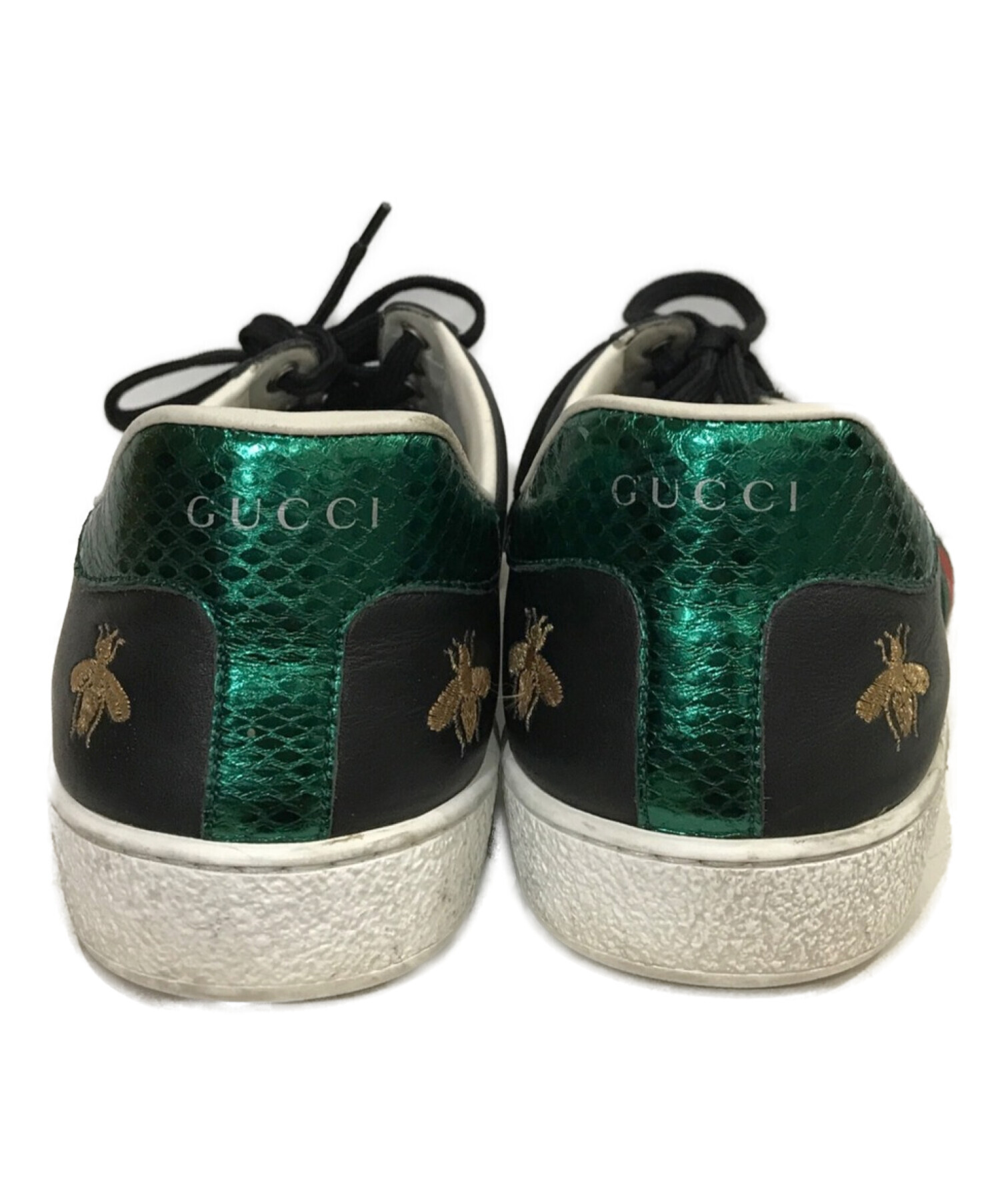 中古・古着通販】GUCCI (グッチ) ビー刺繍シェリーラインスニーカー